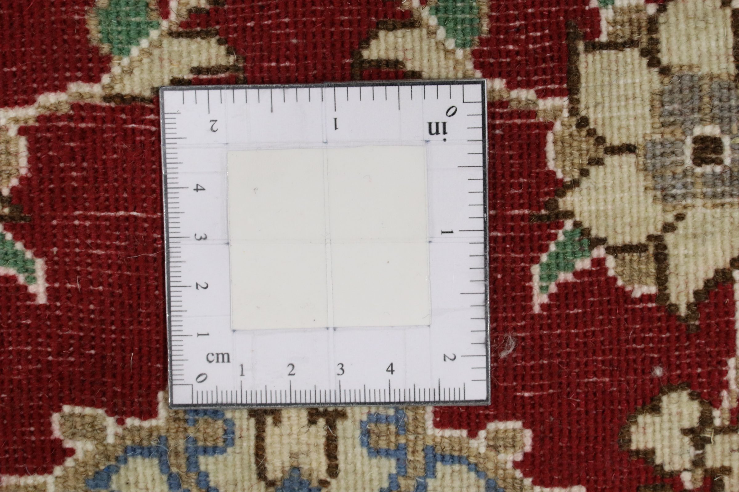Perserteppich Nain 9LA 80x200 Handgeknüpft Läufer Rot Medaillon Orientalisch UNIKAT