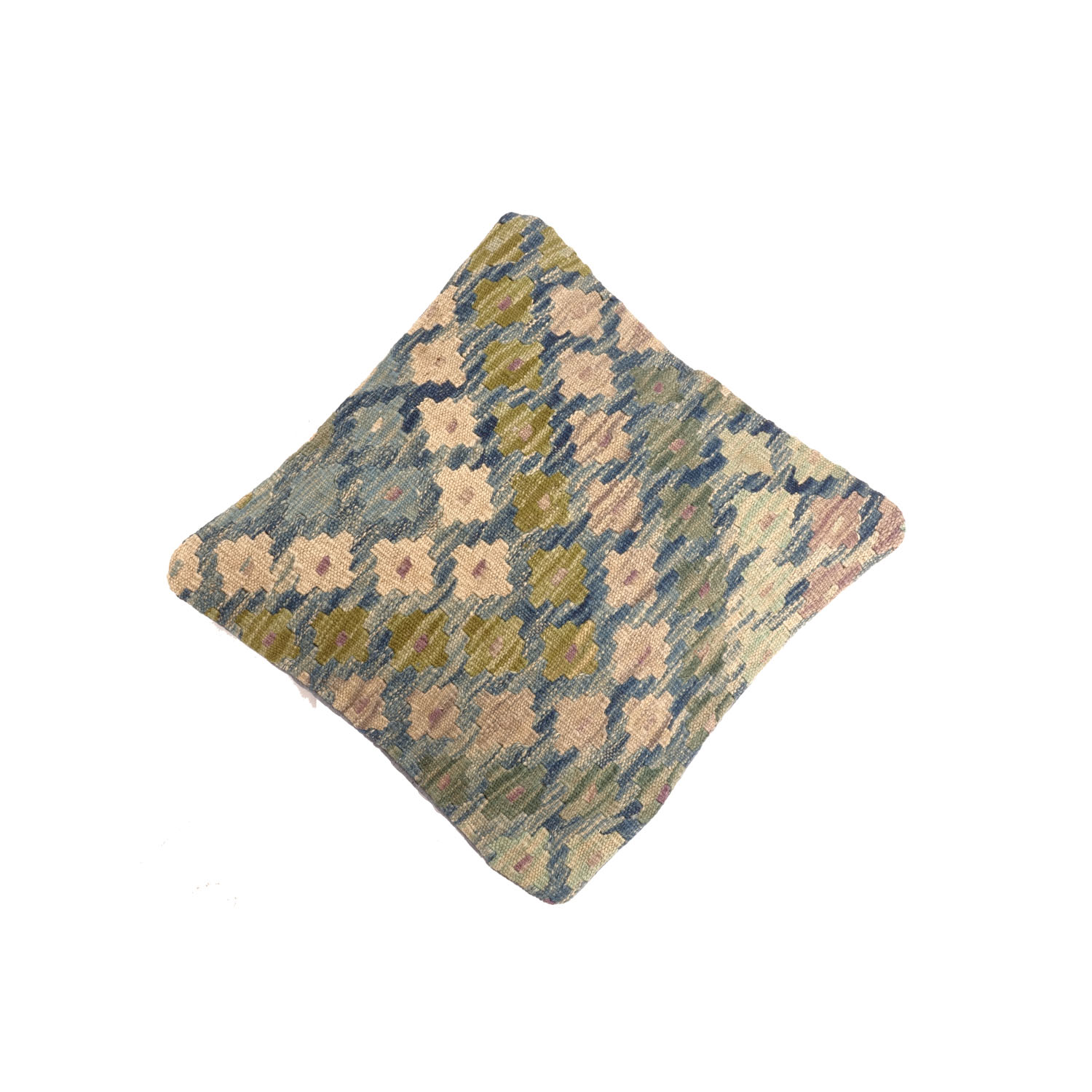Kelim Afghan Maimana Kissenbezug Kissenhülle Poshti Teppich 45x45 Handgewebt