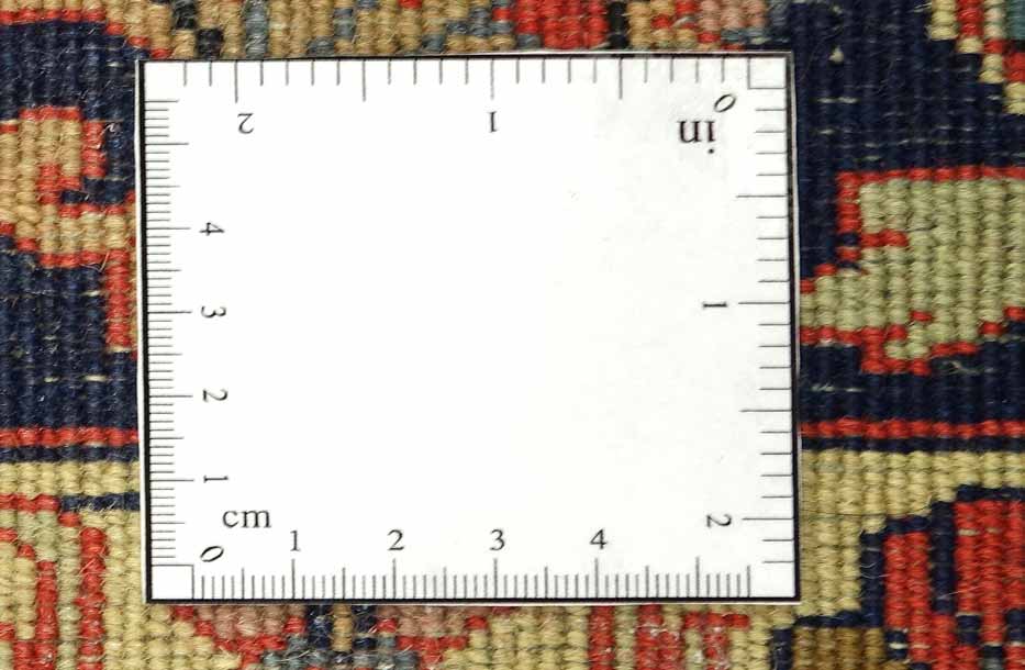 Sarough Teppich 200x300 Handgeknüpft Orange Floral Wolle Kurzflor Rug
