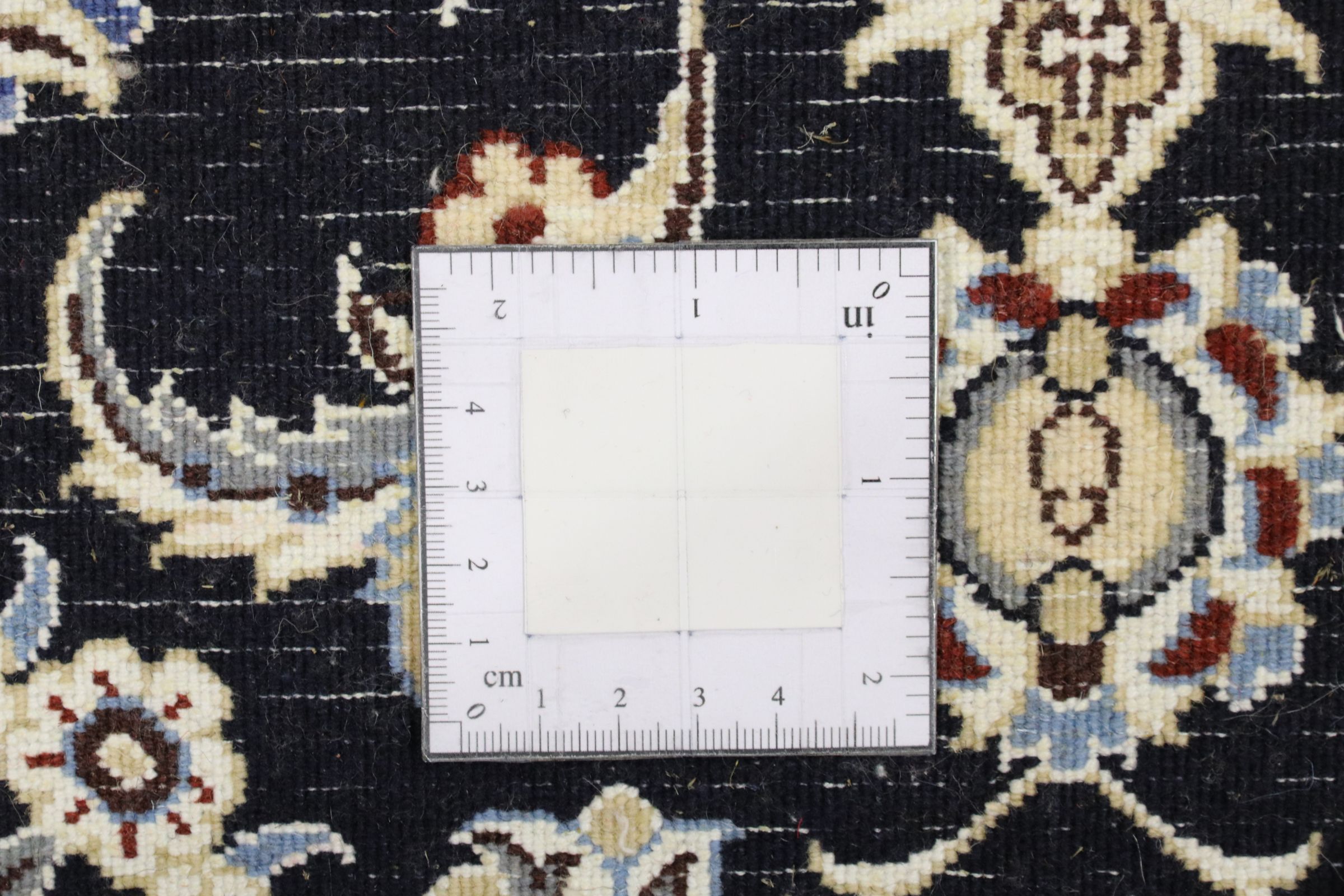 Perserteppich Nain 9LA 60x90 Handgeknüpft Dunkelblau Floral Orientalisch UNIKAT