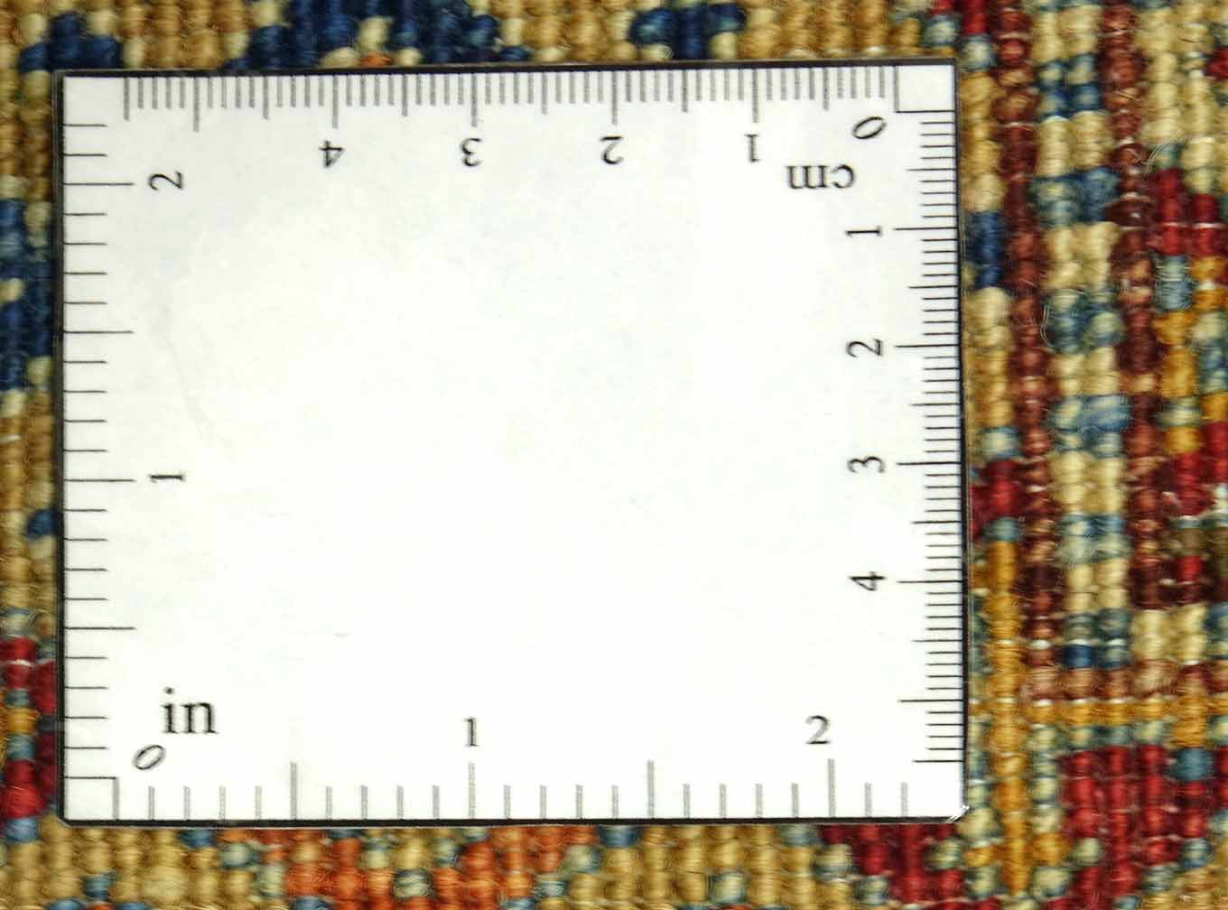 Afghan Khorjin Shaal 200x300 Handgeknüpft Orientteppich Blau Streifen Wolle