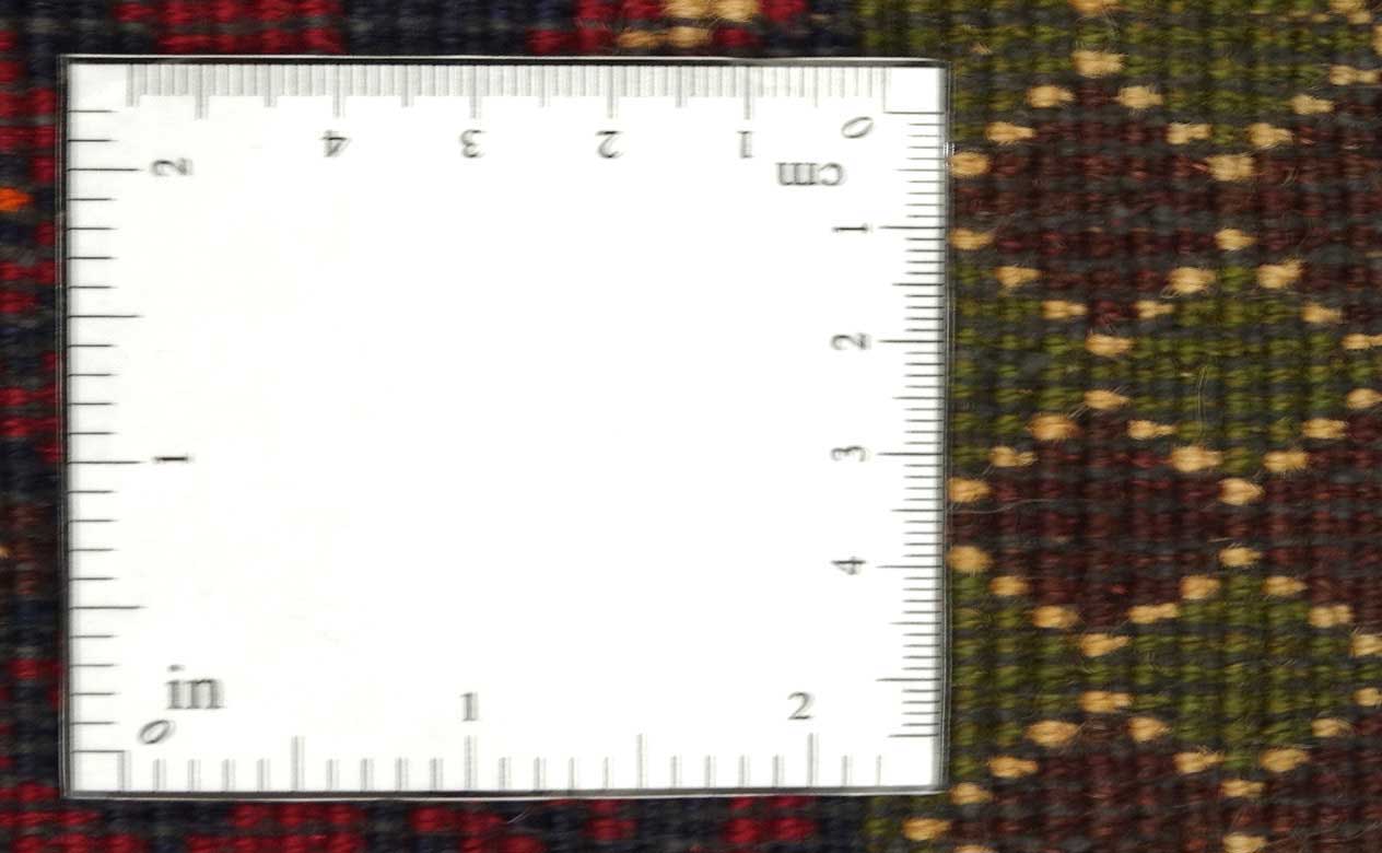 Afghan Belutsch Baluch 110x200 Handgeknüpft Orientteppich Rot Geometrisch Wolle