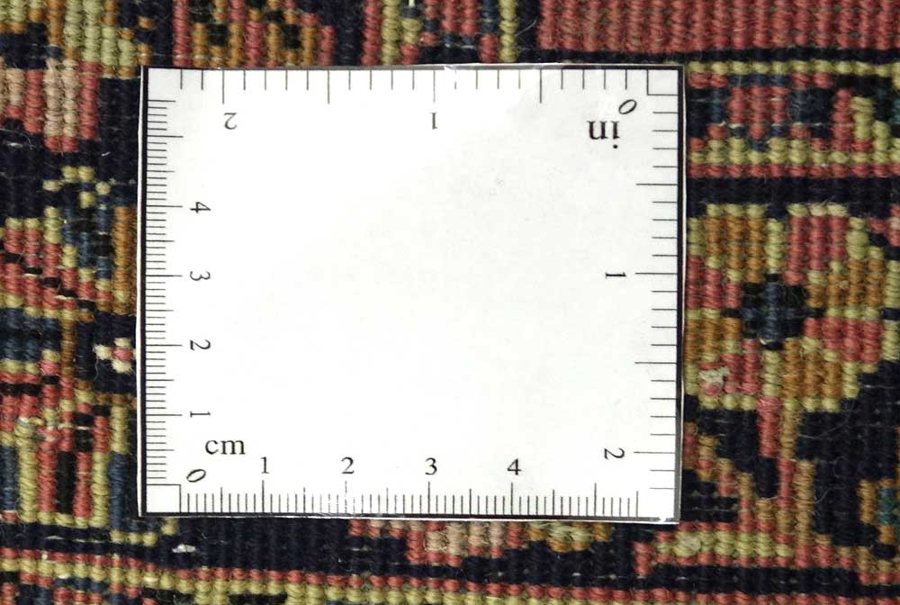 Sarough Teppich 70x140 Handgeknüpft Rosa Floral Wolle Kurzflor Rug