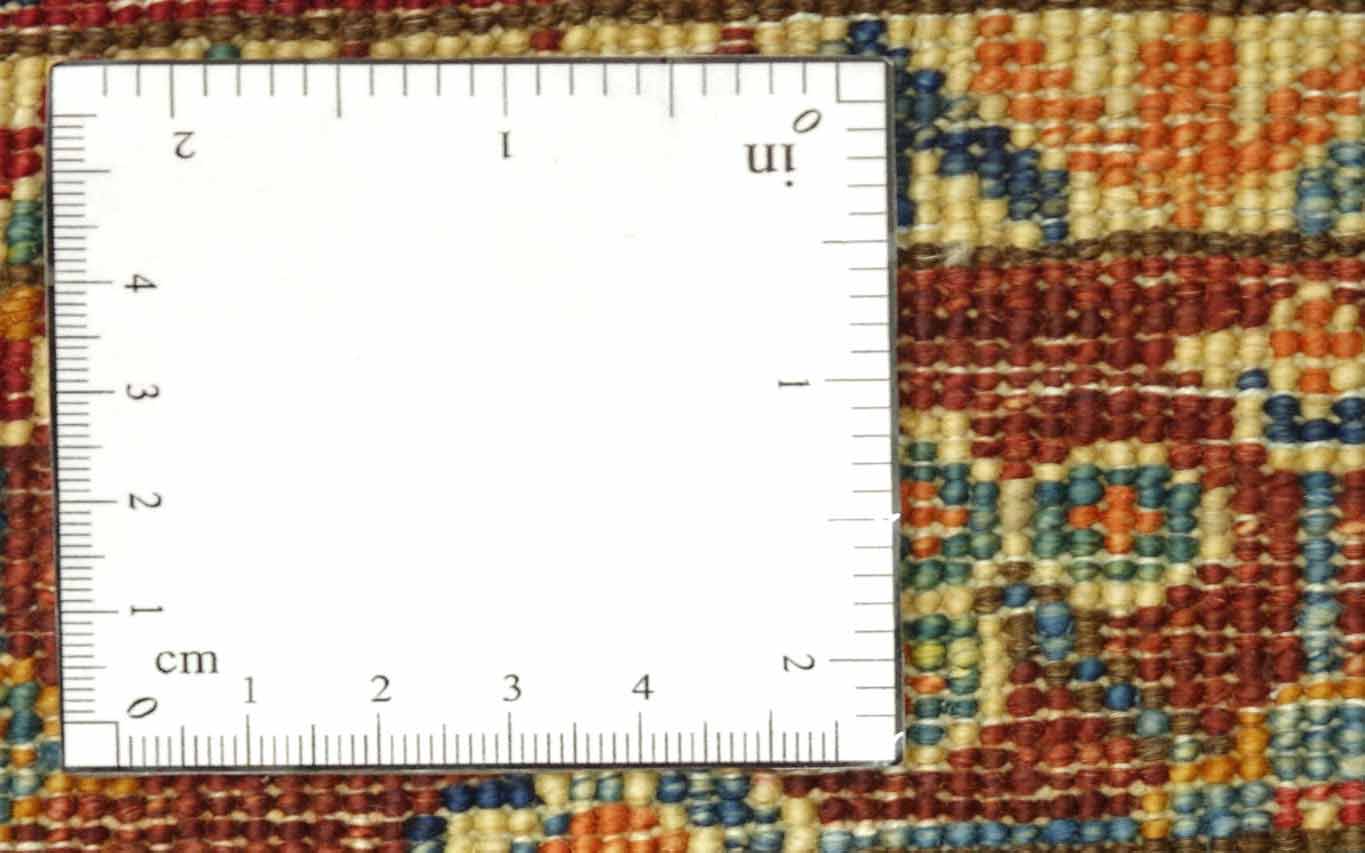 Afghan Khorjin Shaal 170x250 Handgeknüpft Orientteppich Rot Streifen Wolle