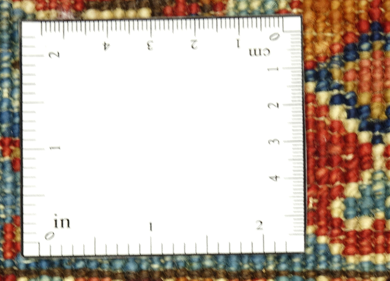 Afghan Khorjin Shaal 180x260 Handgeknüpft Orientteppich Rot Streifen Wolle