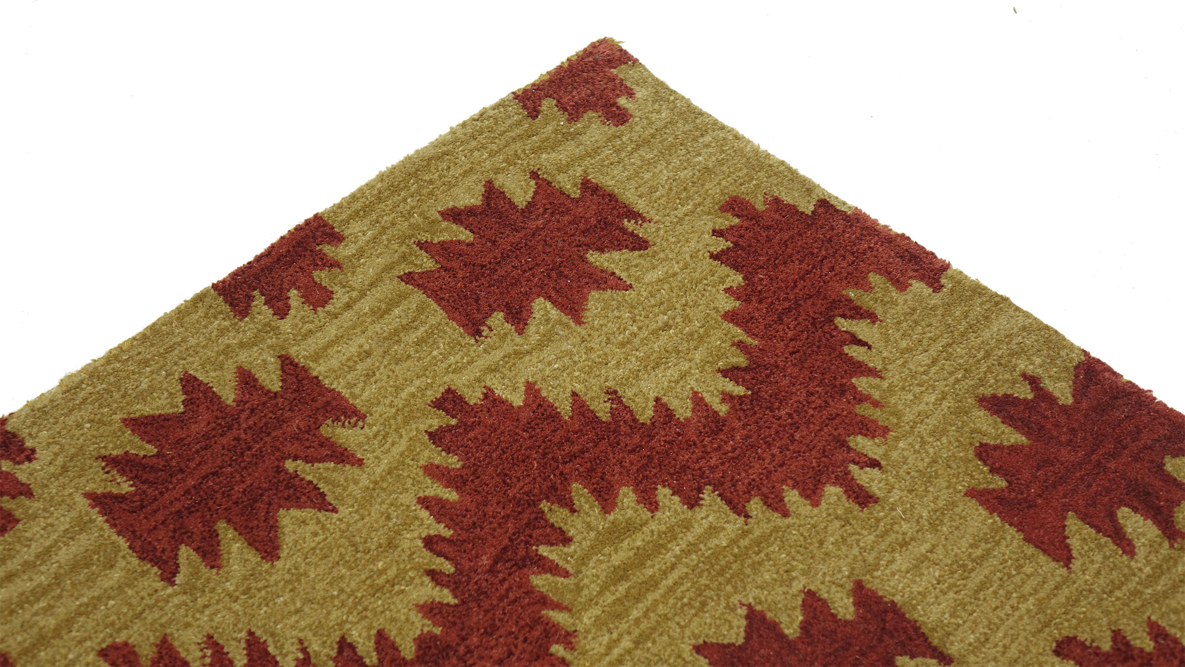 Handgefertigter Teppich 100x150 & 120x180 Beige Durchgemustert Handarbeit Modern