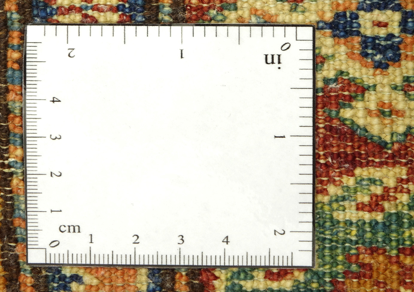 Afghan Kazak Fein 100x150 Handgeknüpft Orientteppich Beige Umrandung Wolle