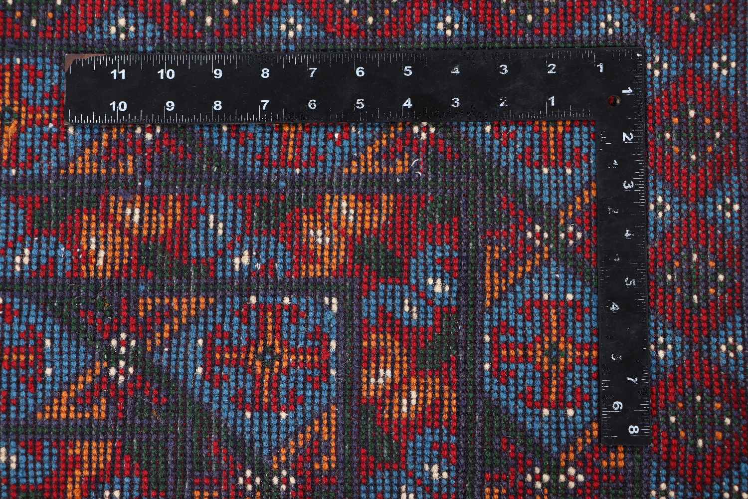 Afghan Akcha Rang Dar Teppich 160x190 Handgeknüpft Rot Durchgemustert Orient Kurzflor