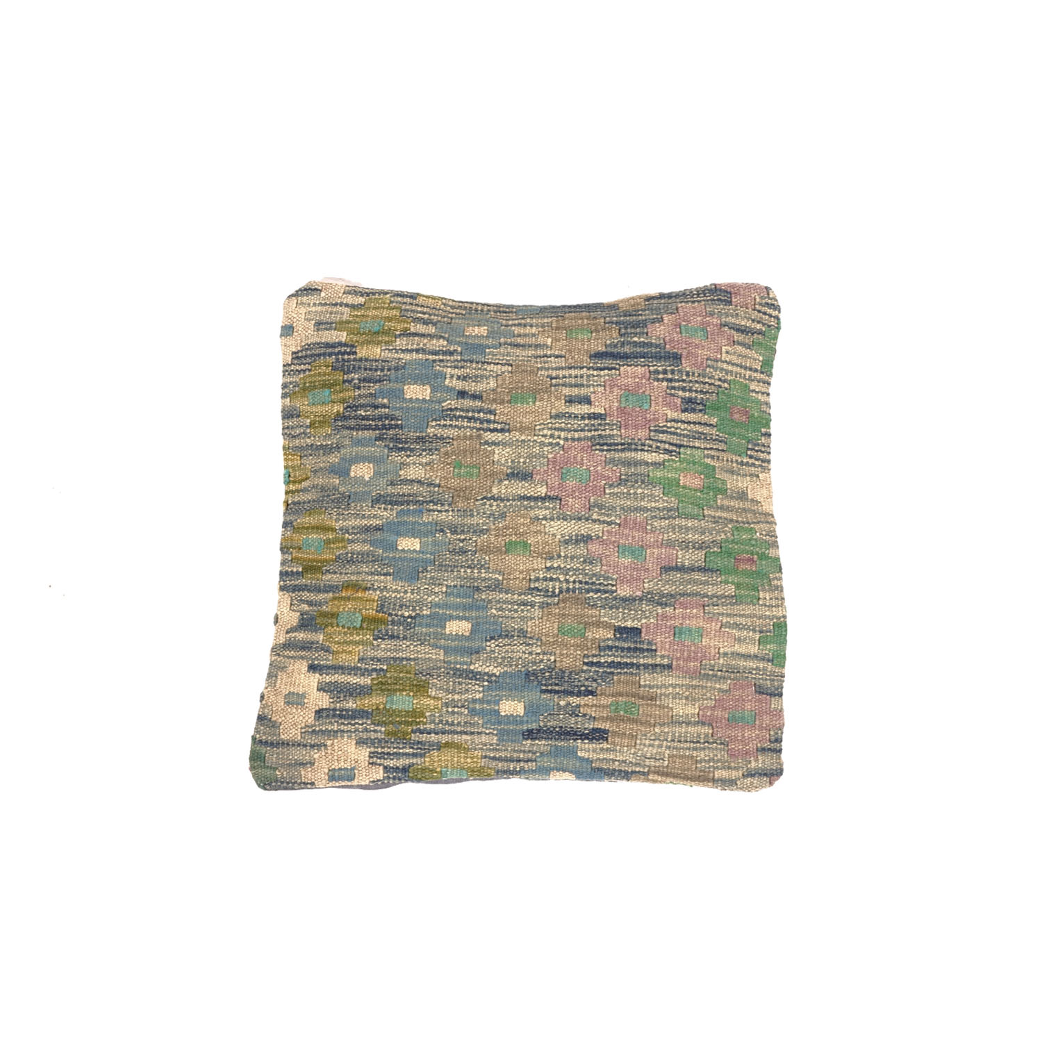 Kelim Afghan Maimana Kissenbezug Kissenhülle Poshti Teppich 45x45 Handgewebt