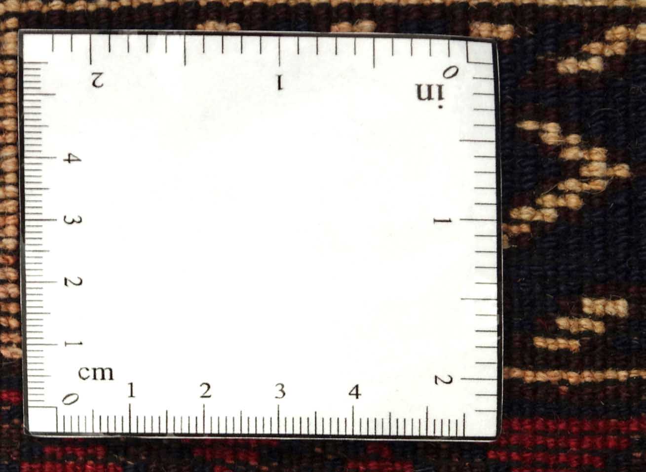 Afghan Belutsch Baluch 120x210 Handgeknüpft Orientteppich Rot Durchgemustert