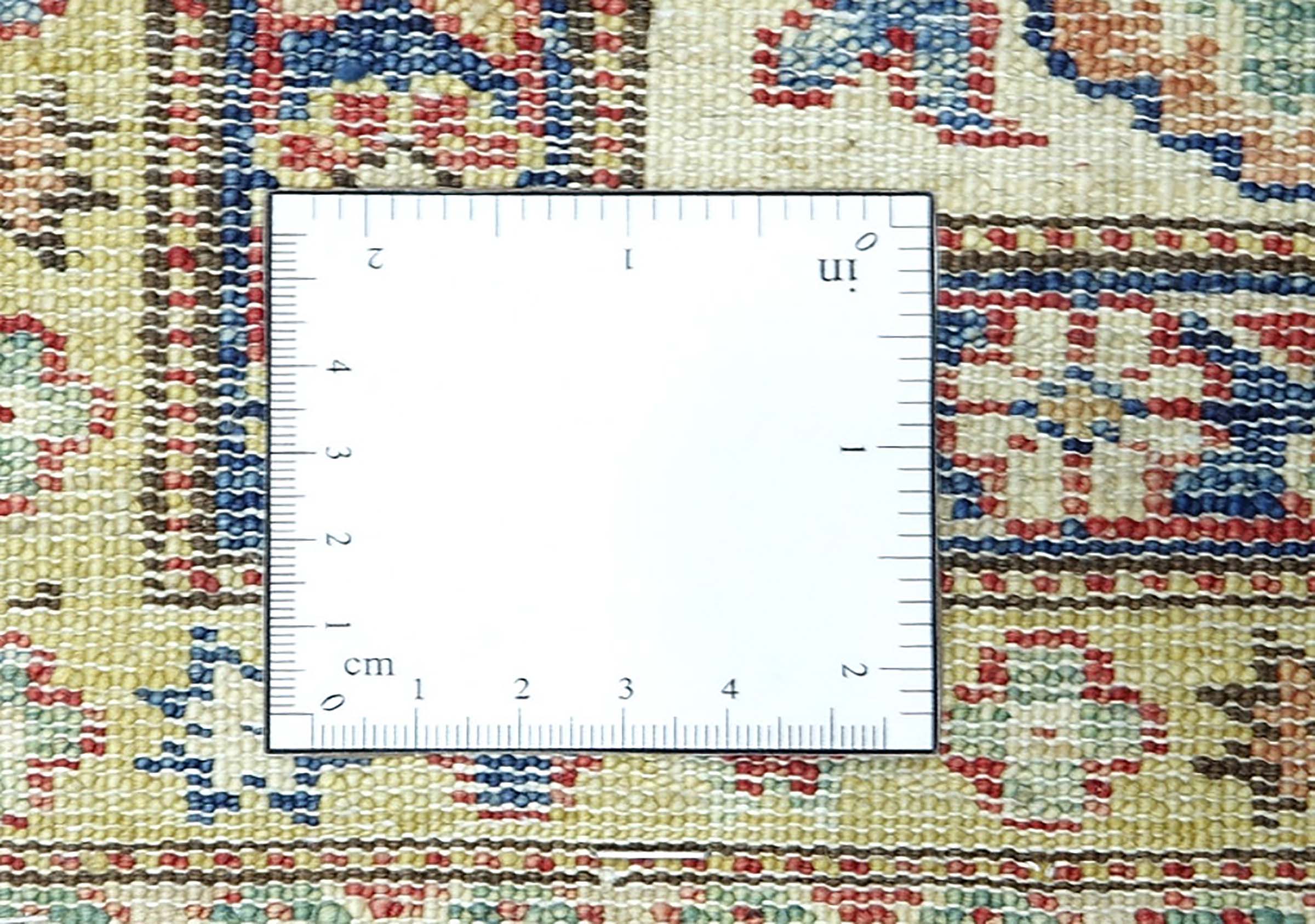 Afghan Feiner Kazak Teppich 250x300 Handgeknüpft Rot Geometrisch Orient Kurzflor