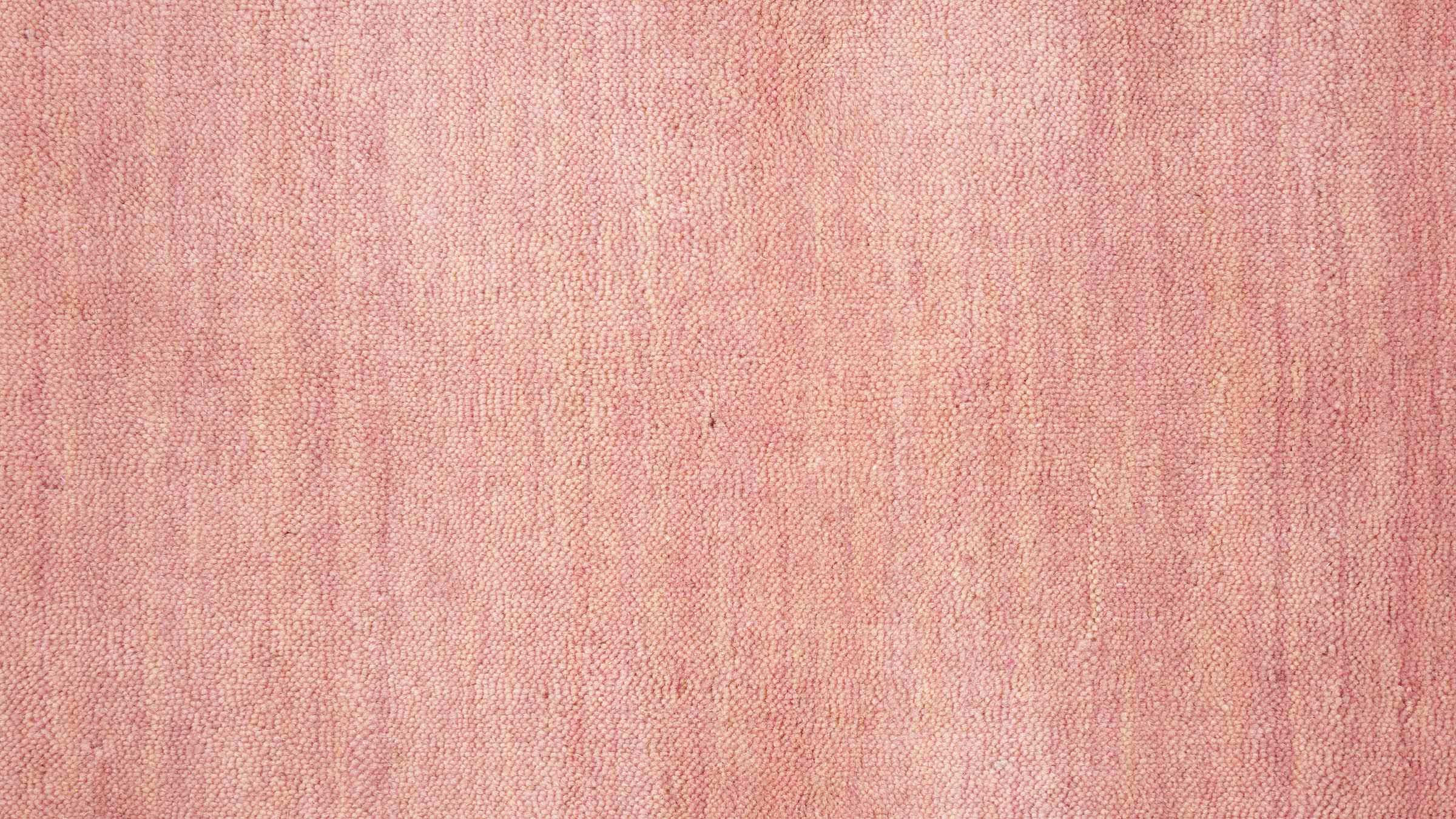Wool carpet Gabbeh UNI 80x150 handwoven pink plain handwork room