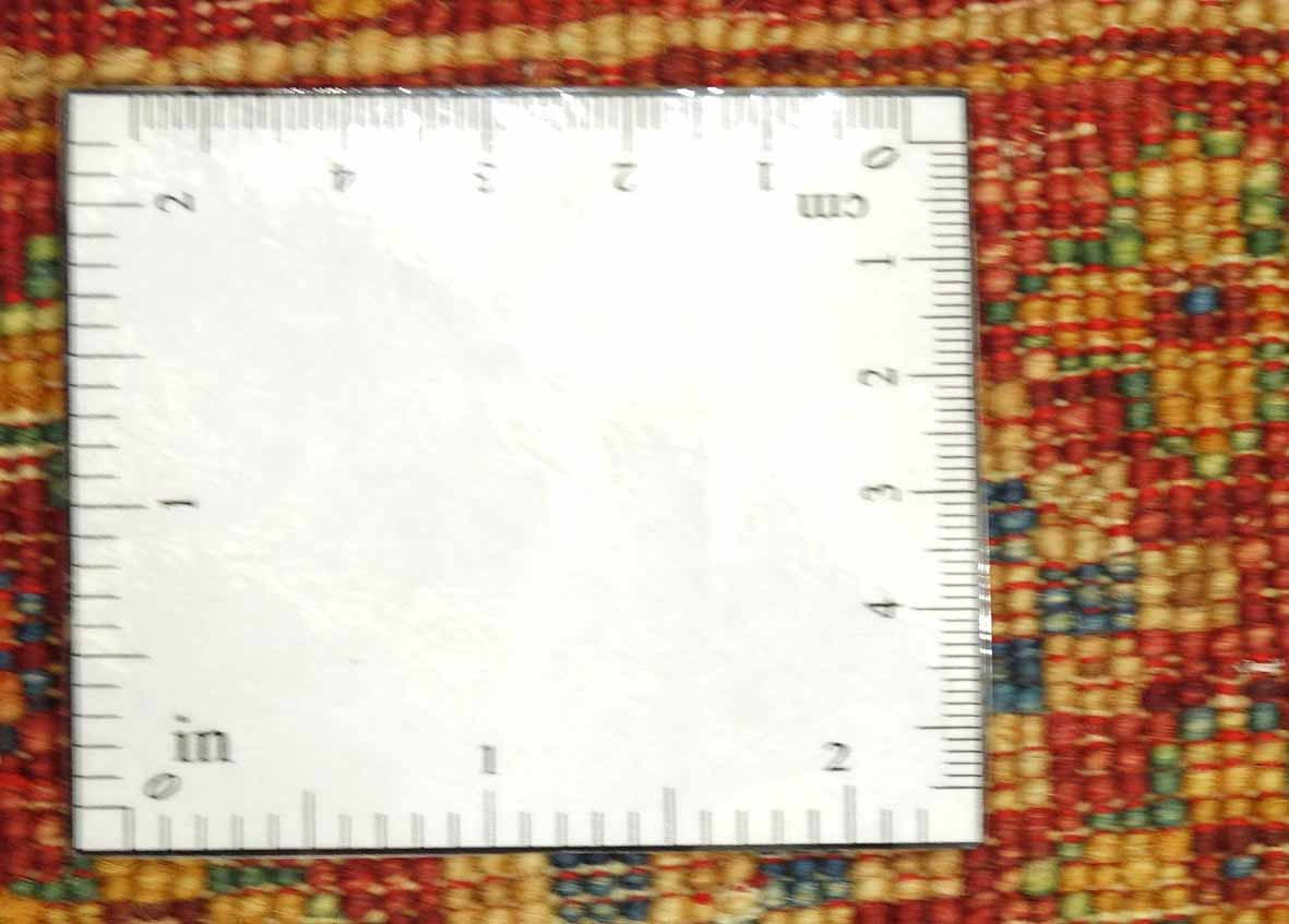 Afghan Khorjin Shaal 170x240 Handgeknüpft Orientteppich Rot Streifen Wolle