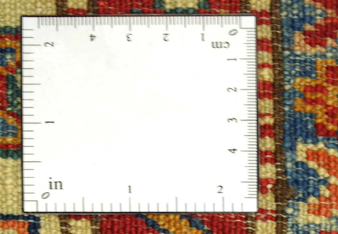 Afghan Kazak Fein 100x150 Handgeknüpft Orientteppich Rot Umrandung Wolle