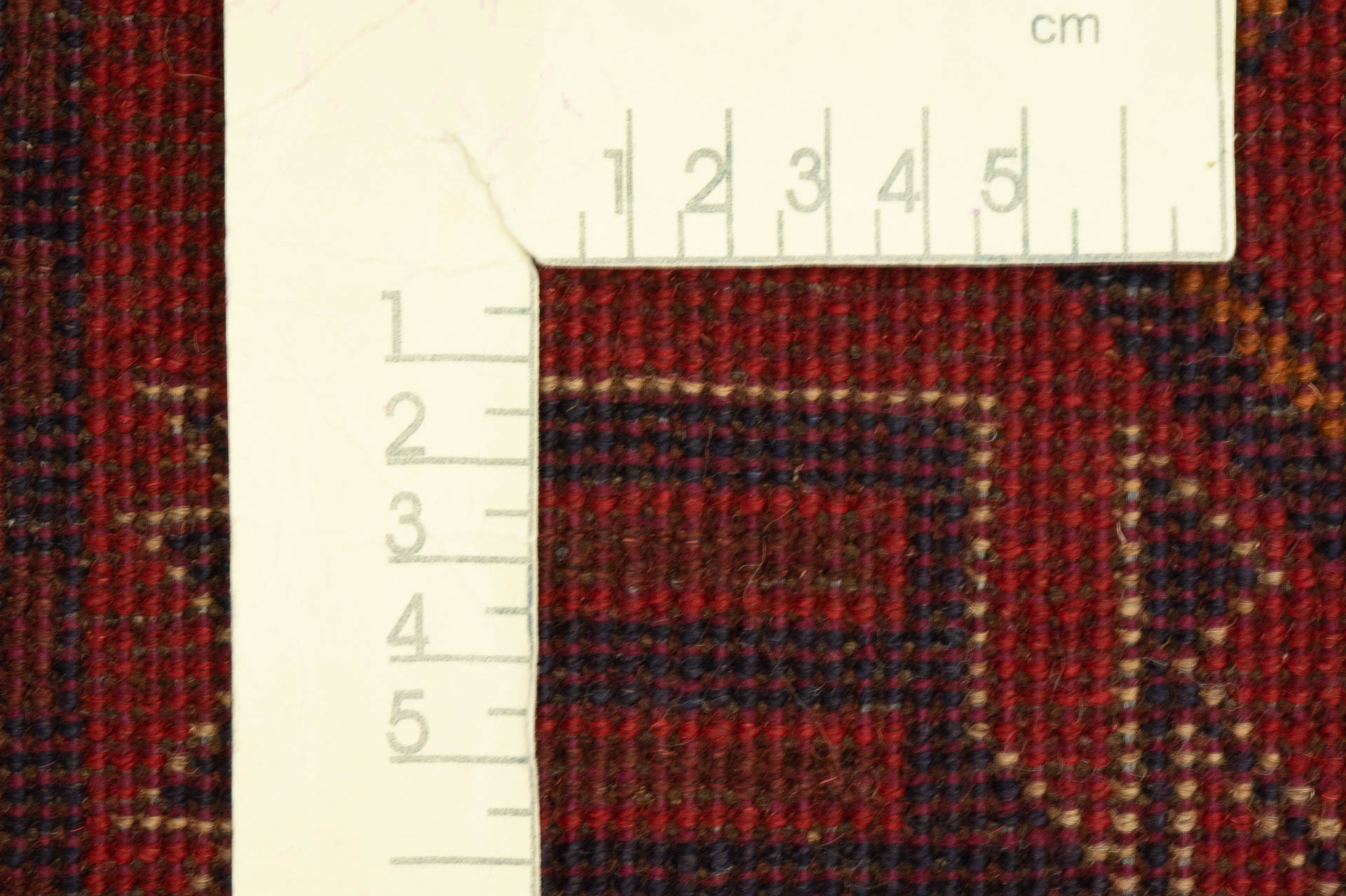 Afghan Khal Mohammadi 50x150 Handgeknüpft Teppich Läufer Braun Geometrisch