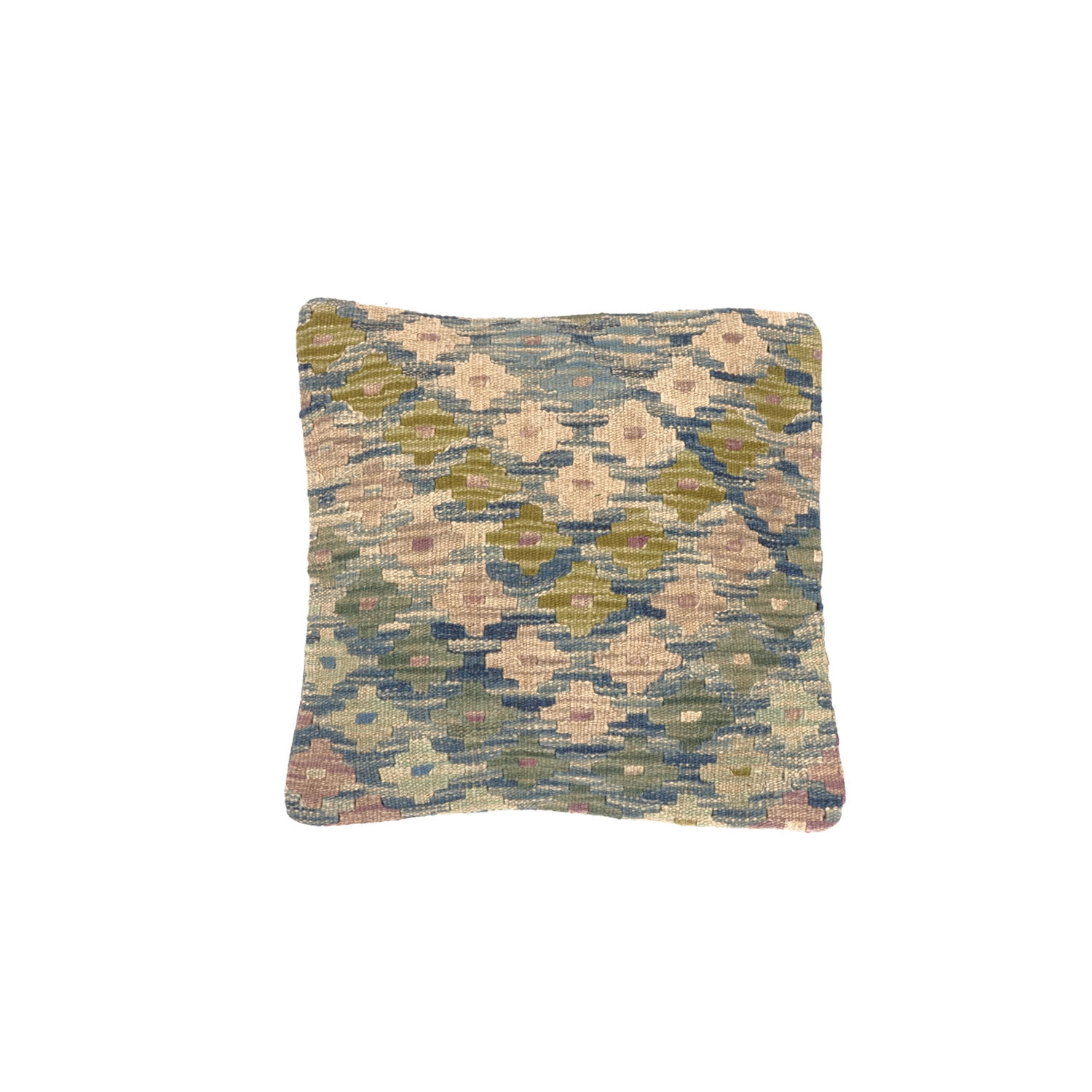 Kelim Afghan Maimana Kissenbezug Kissenhülle Poshti Teppich 45x45 Handgewebt