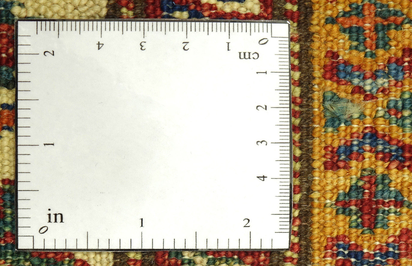 Afghan Kazak Fein 100x150 Handgeknüpft Orientteppich grün Umrandung Wolle