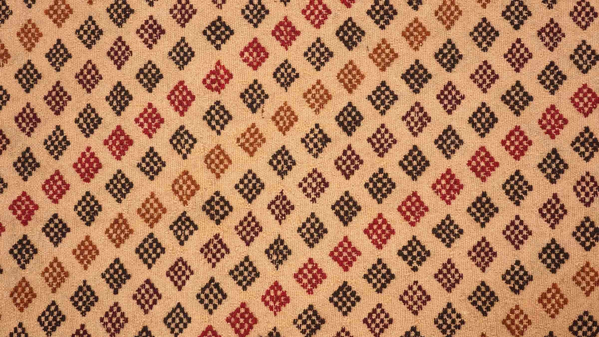 Afghan Kelim Gol Barjasta Teppich 120x180 Handgewebt Gold Geometrisch Handarbeit Gewebt