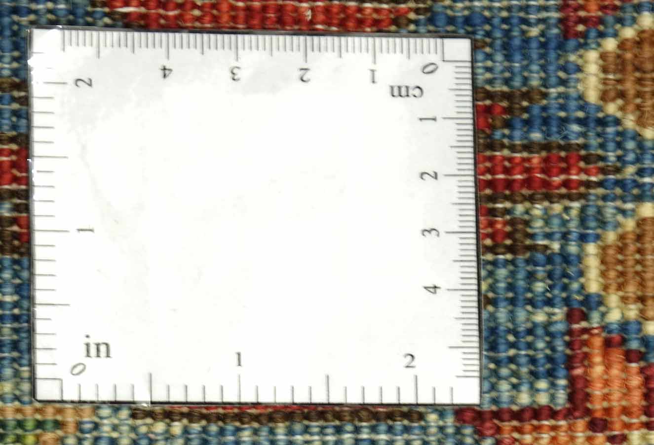 Afghan Khorjin Shaal 220x300 Handgeknüpft Orientteppich Rot Streifen Wolle