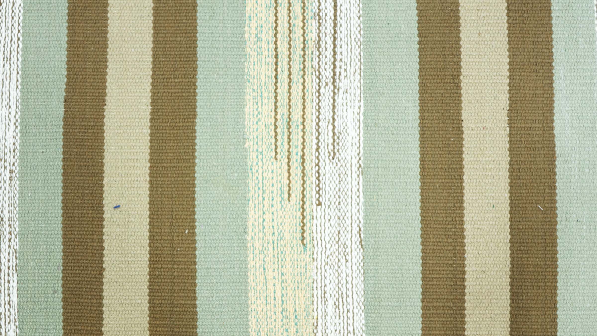 Knallbunter Kelim Teppich 60x120 Handgewebt Mehrfarbig Streifen Handarbeit Gewebt