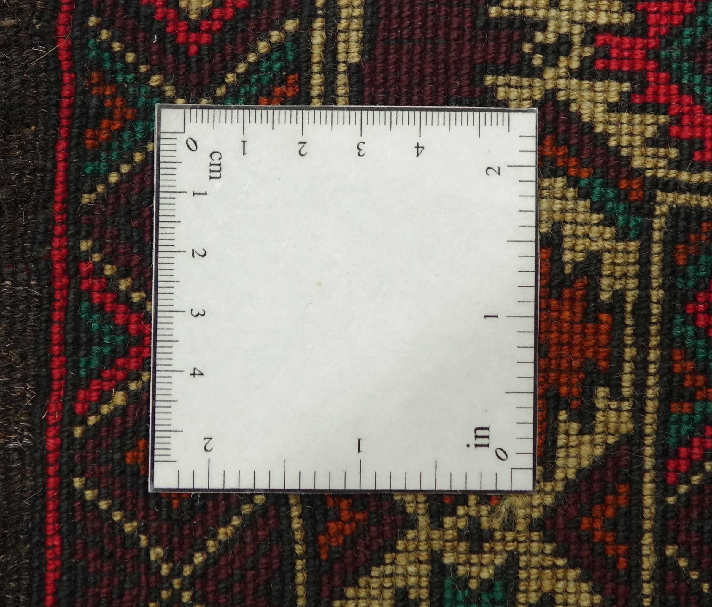 Afghan Teppich 90x140 Handgeknüpft Beige Geometrisch Orient Kurzflor Wohnzimmer