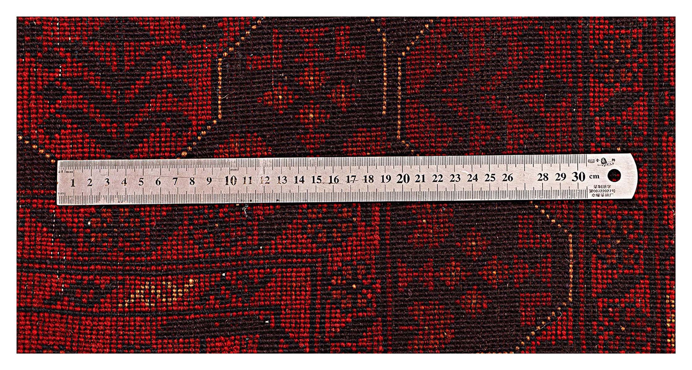 Afghan Khal Mohammadi Teppich 100x150 Handgeknüpft Braun Geometrisch Orient Kurzflor