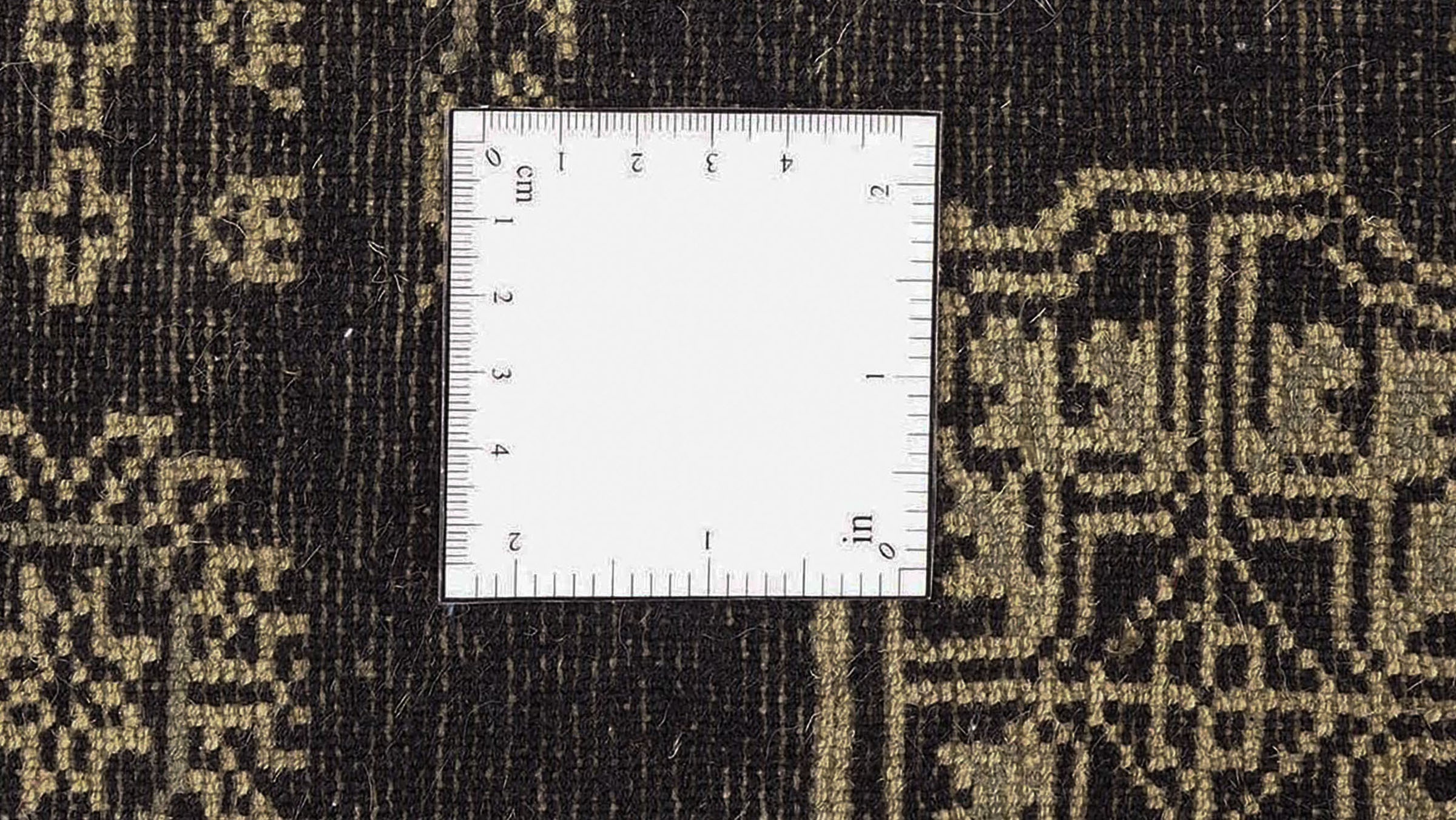 Pakistan Buchara 3ply Teppich 50x80 Handgeknüpft Schwarz Geometrisch Orient Kurzflor
