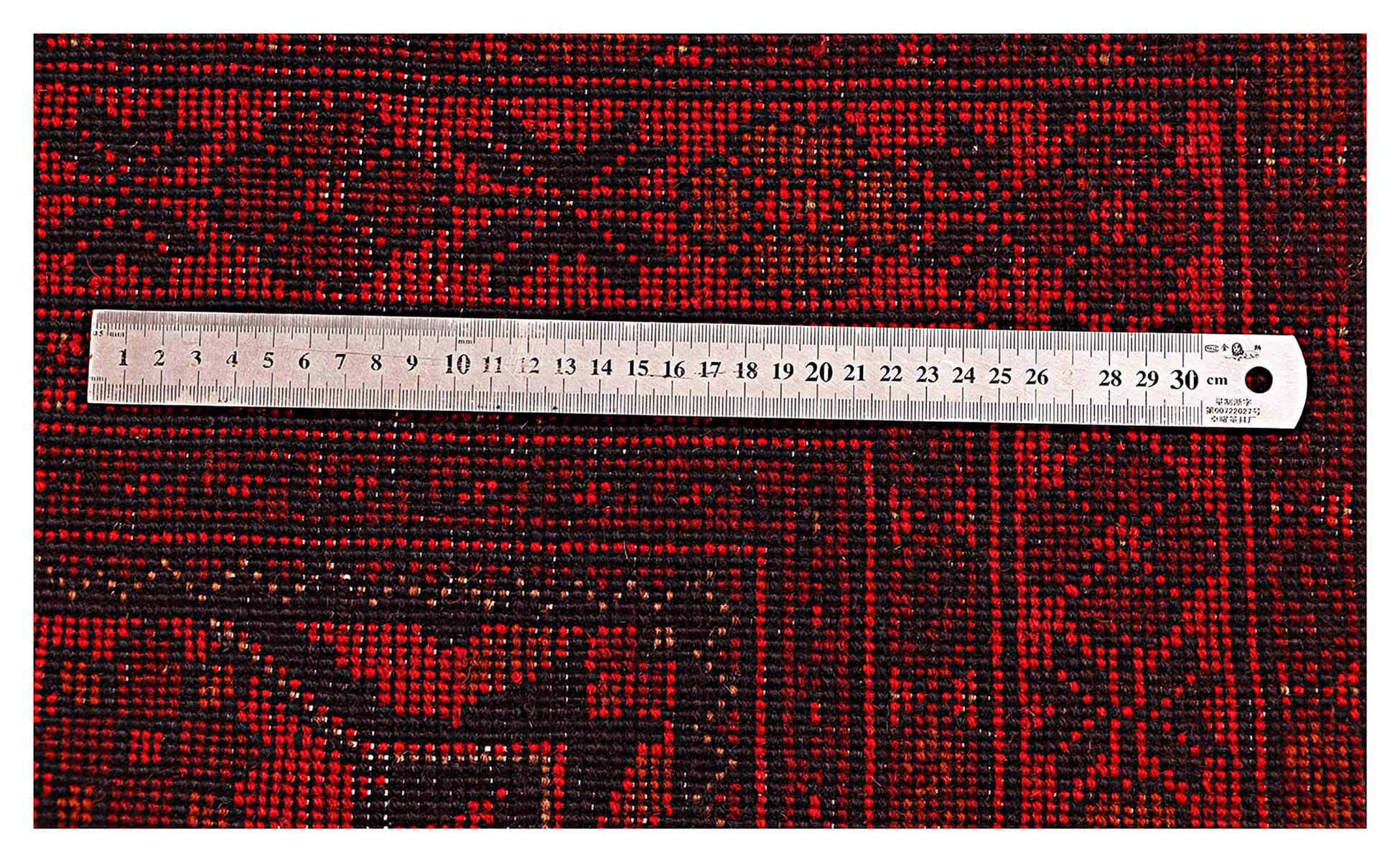 Afghan Khal Mohammadi Teppich 100x150 Handgeknüpft Braun Geometrisch Orient Kurzflor