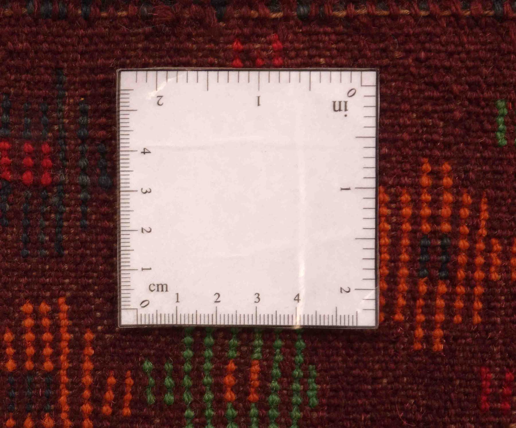 Gabbeh Teppich 110x180 Handgeknüpft Braun Durchgemustert Orientalisch UNIKAT Kurzflor