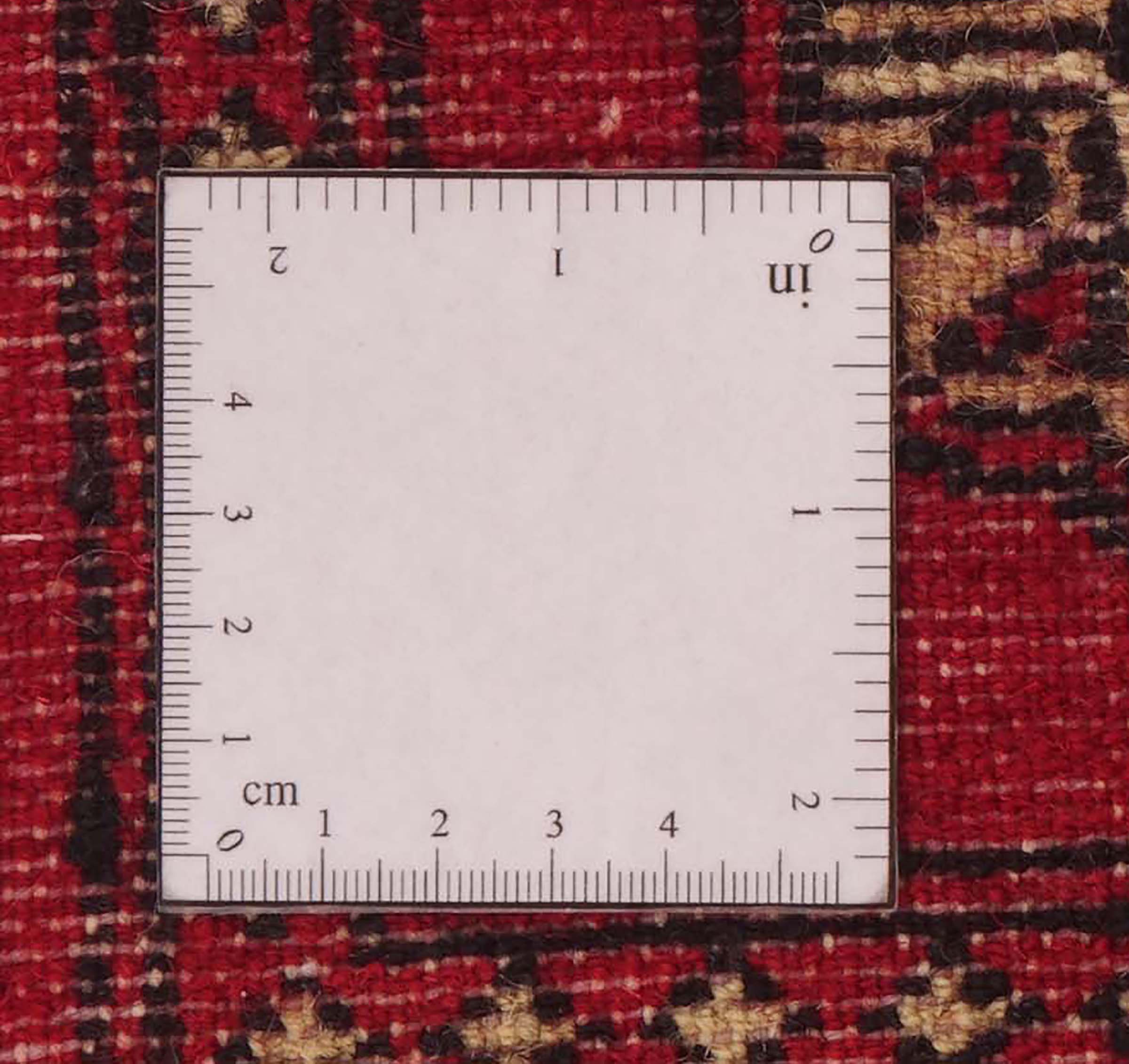 Pakistan Buchara Teppich 30x30 Handgeknüpft Quadratisch Rot Geometrisch Orient Kurzflor