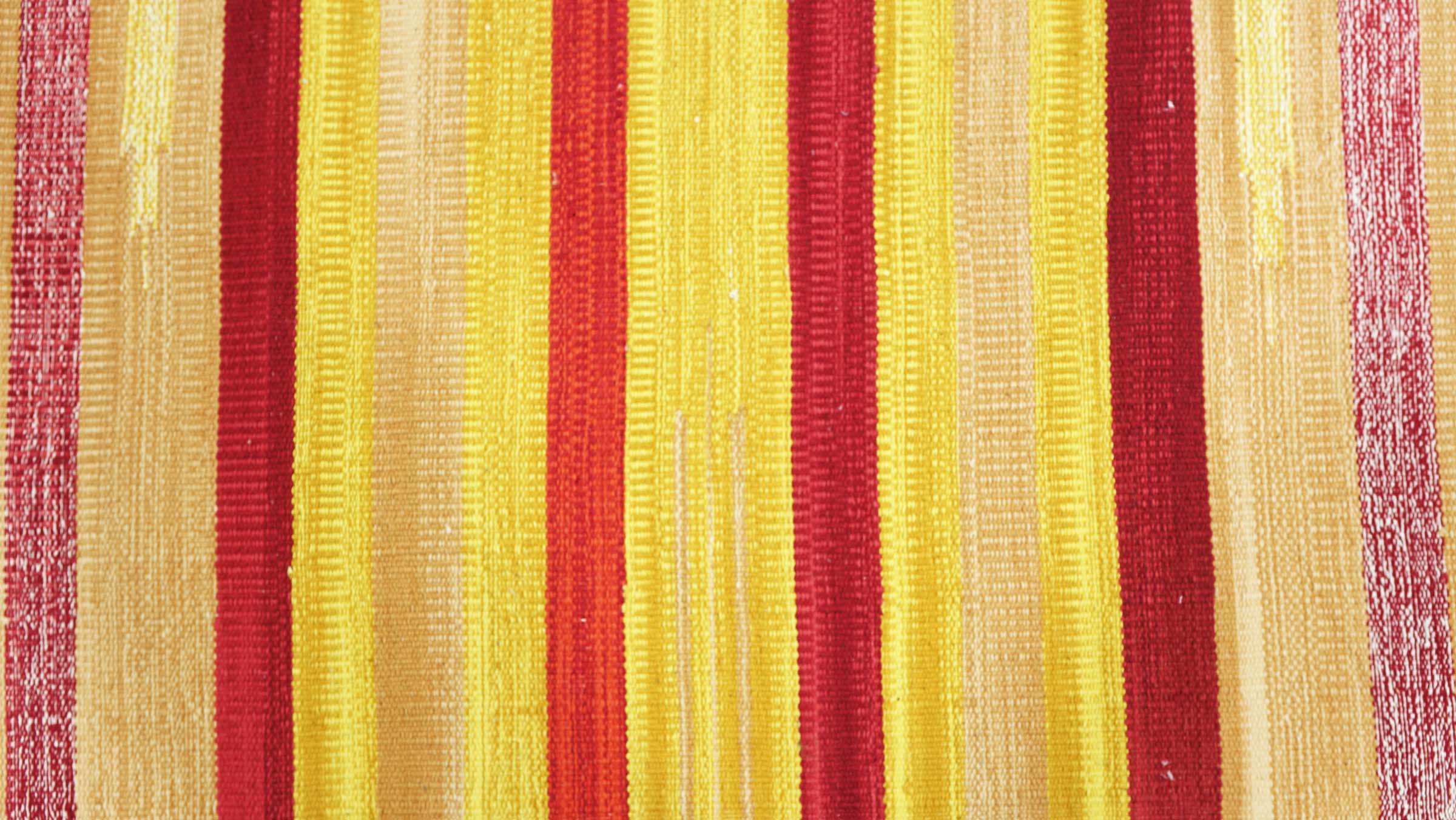 Knallbunter Kelim Teppich 60x120 Handgewebt Mehrfarbig Streifen Handarbeit Gewebt