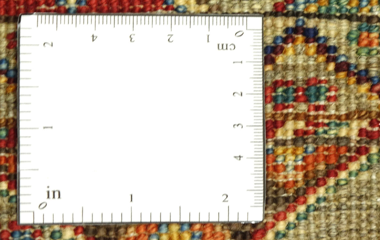 Afghan Khorjin Shaal 80x120 Handgeknüpft Orientteppich Beige Wolle Kurzflor Rug