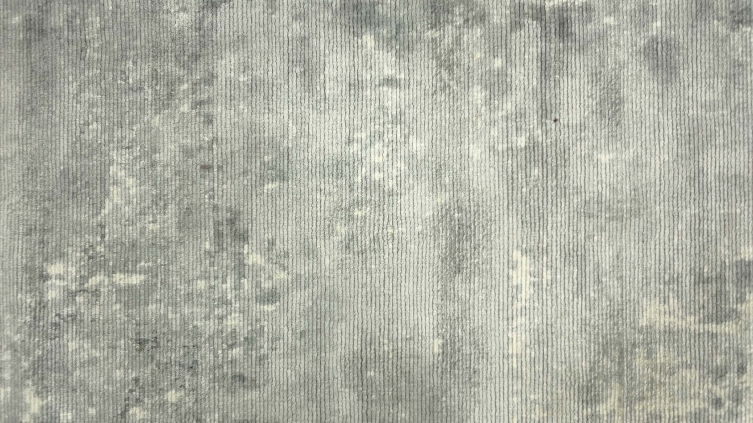 Handloom Vintage 230x160 Handgewebt Teppich 160x230 Grau Abstrakt Handarbeit Orient