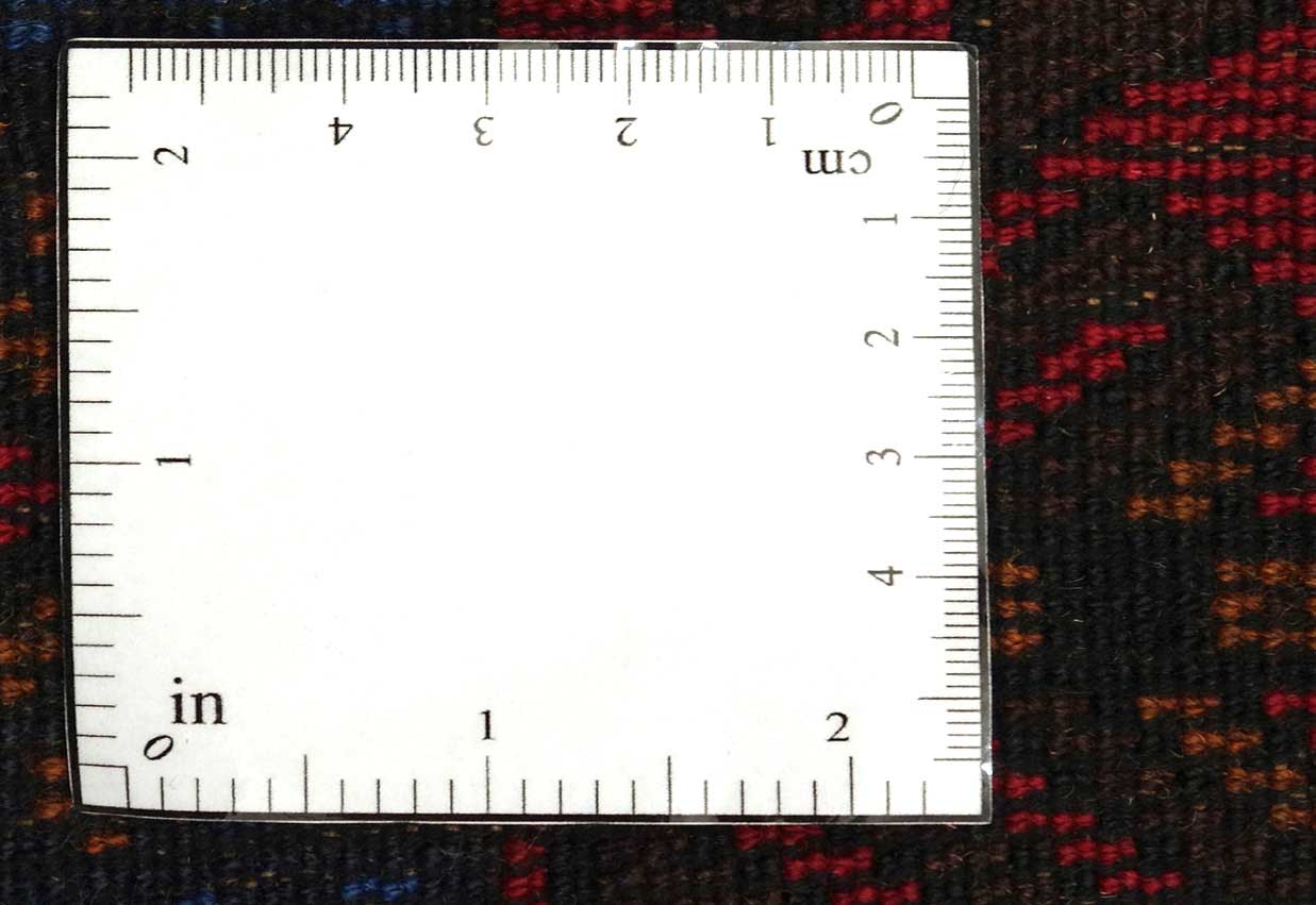 Afghan Belutsch Baluch 100x190 Handgeknüpft Orientteppich Schwarz Geometrisch