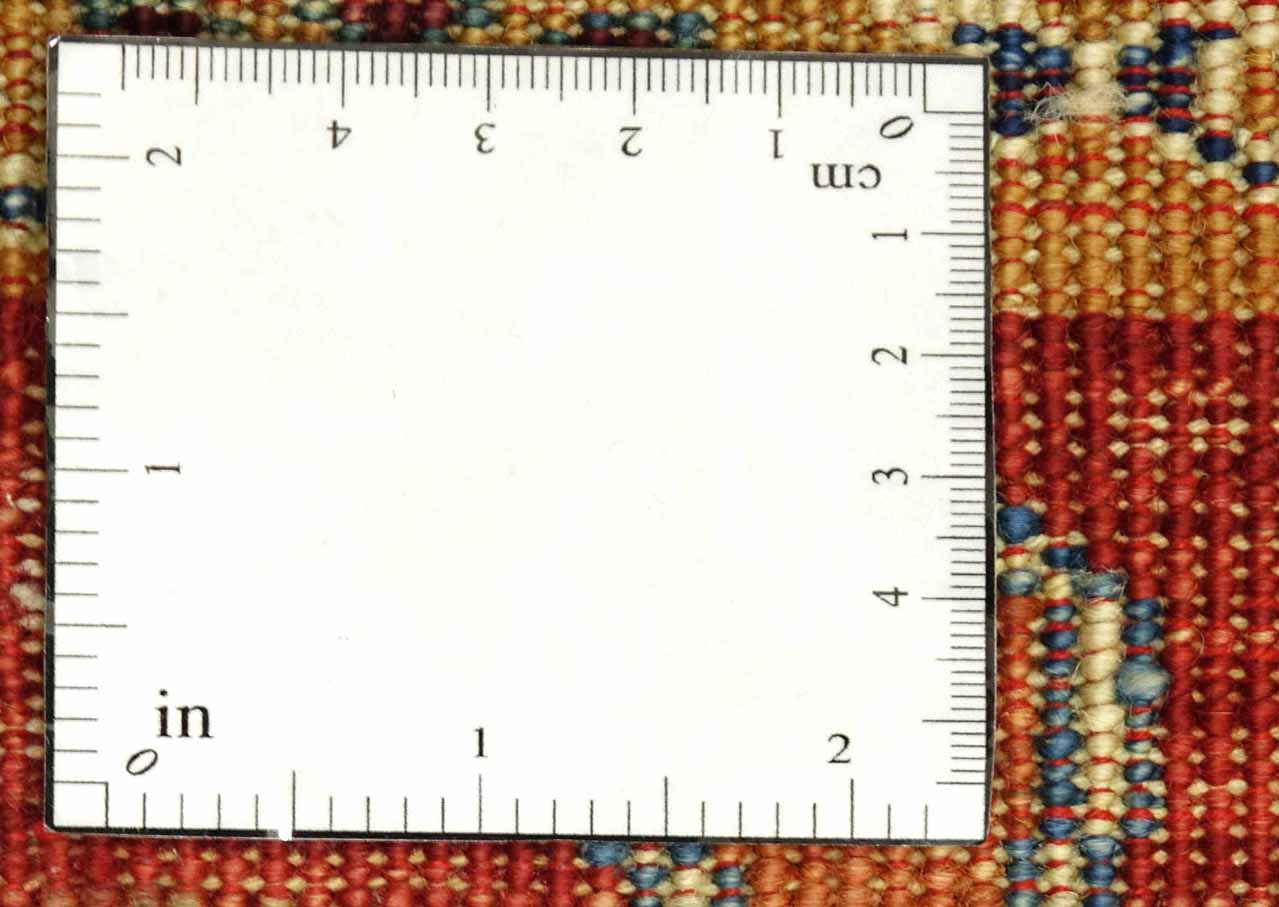 Afghan Khorjin Shaal 200x300 Handgeknüpft Orientteppich Rot Bildmotive Wolle