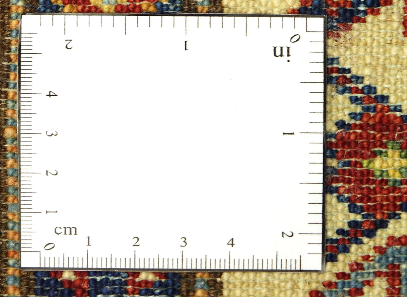 Afghan Kazak Fein 100x150 Handgeknüpft Orientteppich Blau Umrandung Wolle