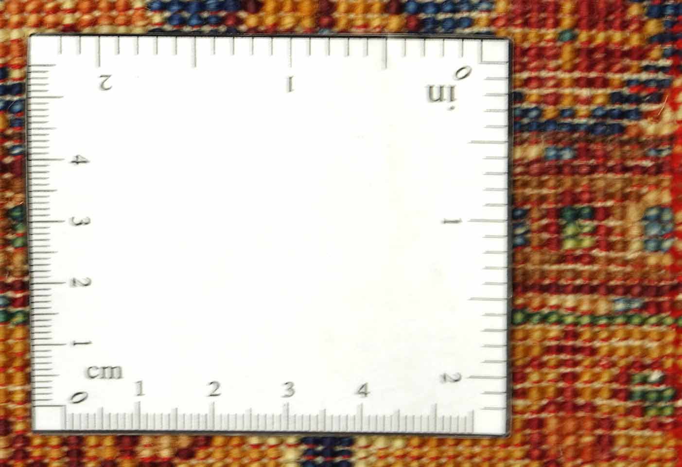 Afghan Khorjin Shaal 180x270 Handgeknüpft Orientteppich Rot Gestreift Wolle