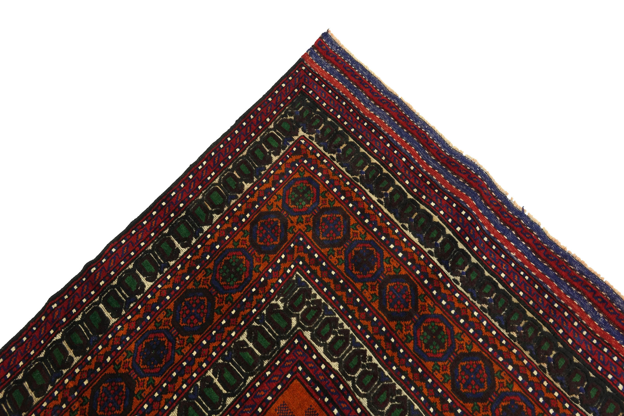 Afghan Belutsch Minaret Herat 200x300 Handgeknüpft Teppich Mehrfarbig