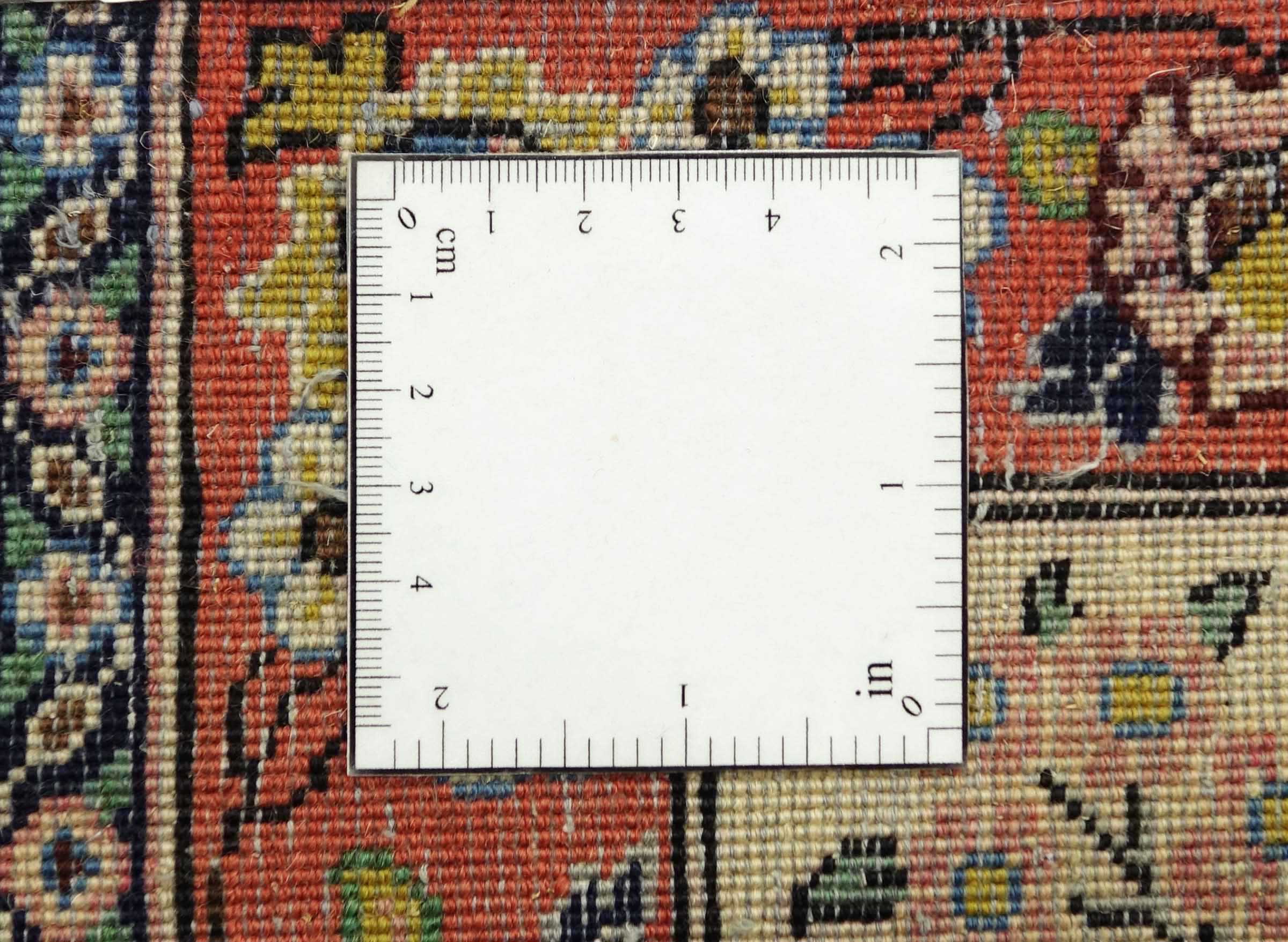 Perserteppich Sarough 60x170 Handgeknüpft Läufer Beige Medaillon Orientalisch UNIKAT