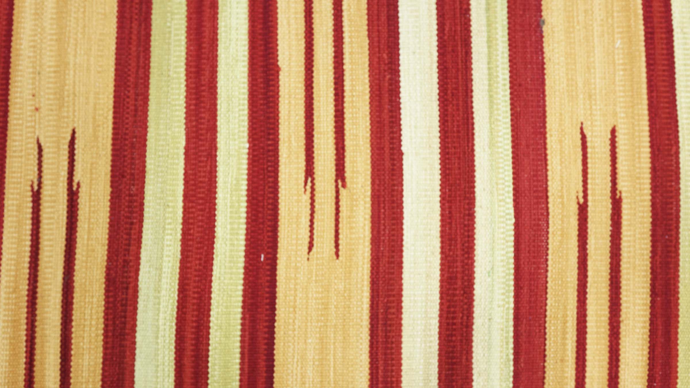 Knallbunter Kelim Teppich 60x120 Handgewebt Mehrfarbig Streifen Handarbeit Gewebt