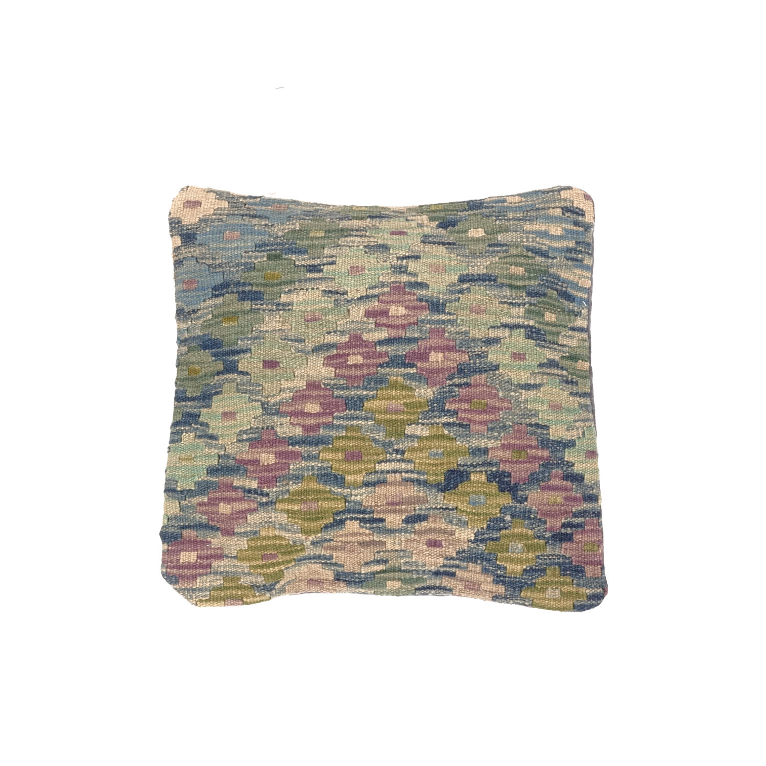 Kelim Afghan Maimana Kissenbezug Kissenhülle Poshti Teppich 45x45 Handgewebt