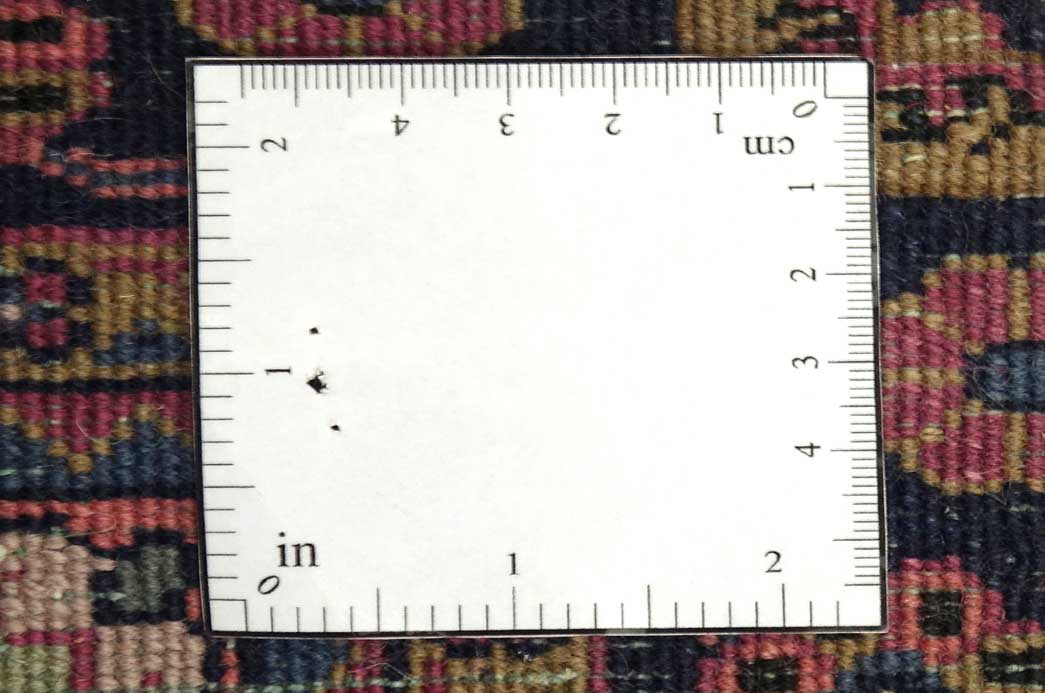 Sarough Teppich 100x200 Handgeknüpft Rosa Floral Wolle Kurzflor Rug