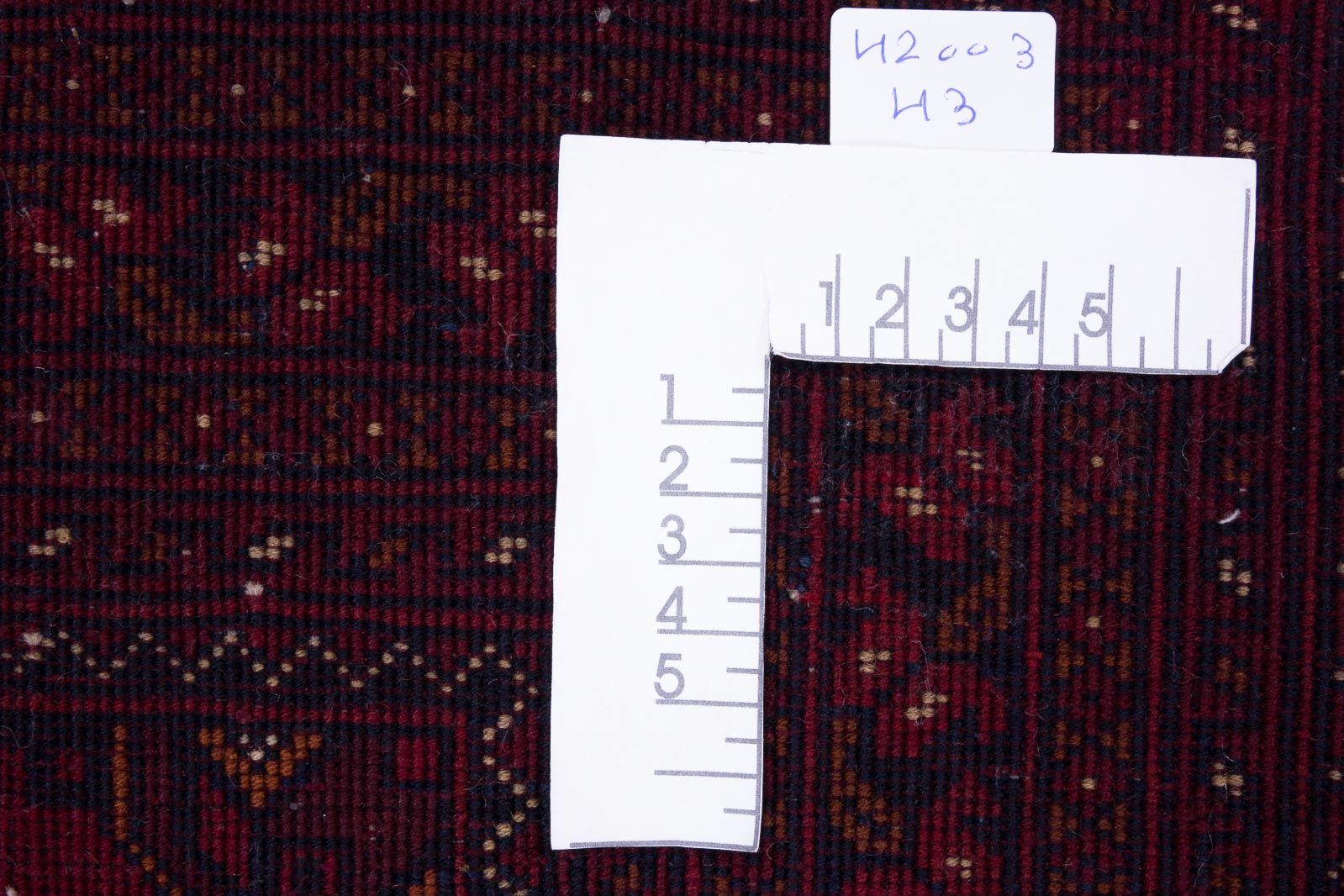 Afghan Belgique Khal Mohammadi 50x100 Handgeknüpft Teppich Braun Geometrisch