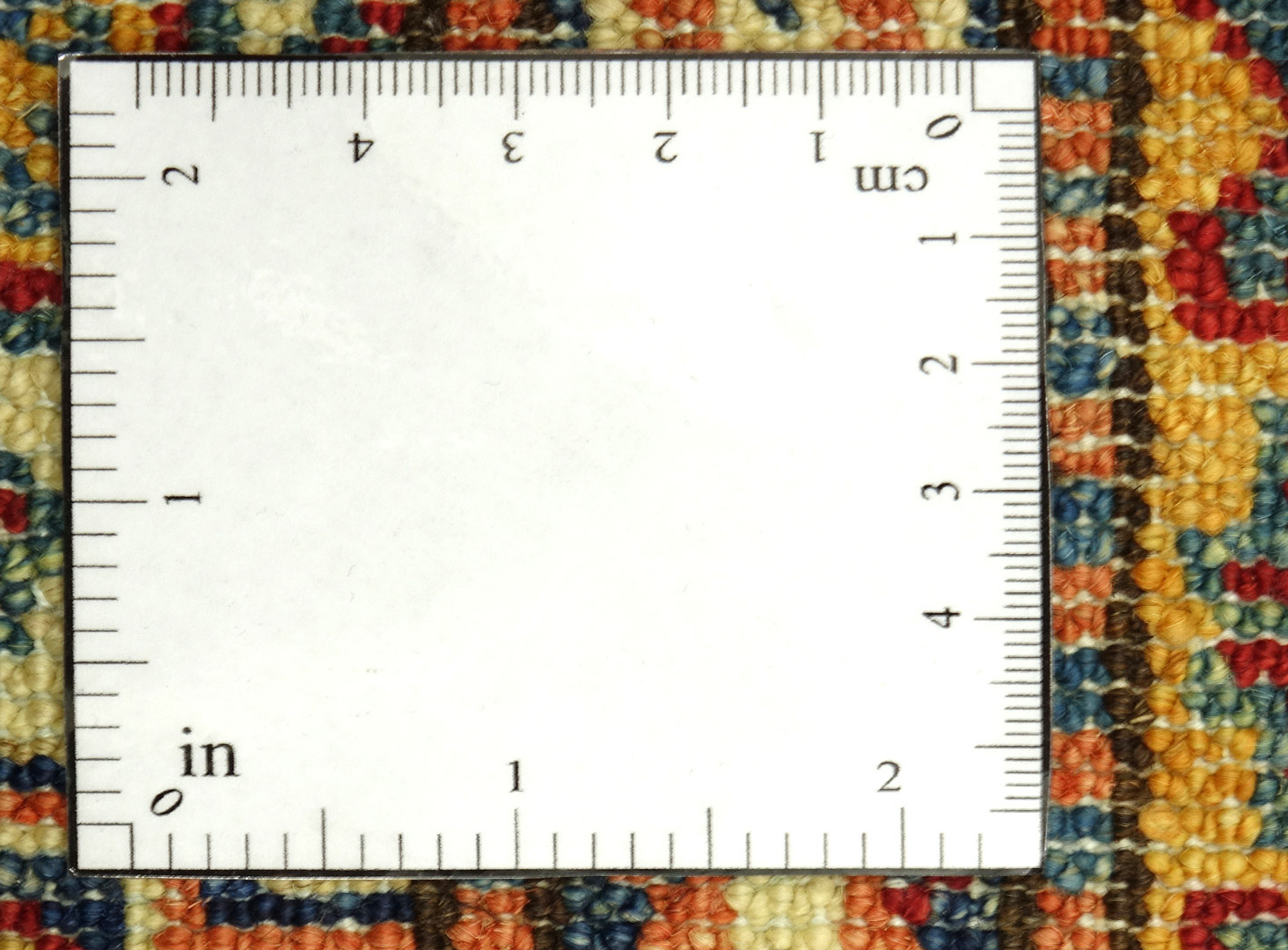 Afghan Kazak Fein 100x150 Handgeknüpft Orientteppich Rot Umrandung Wolle