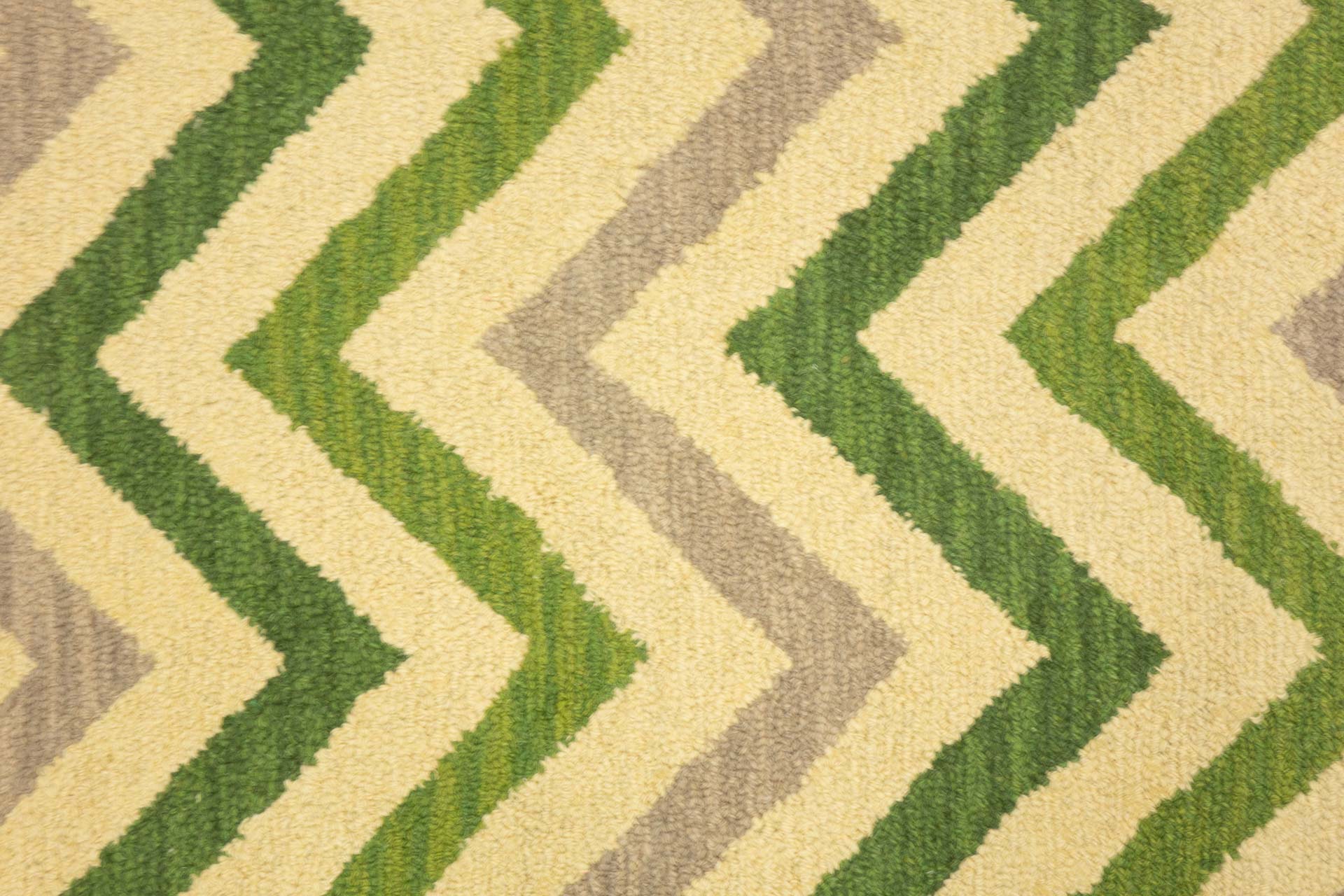 Handgefertigter Teppich 300x240 Handgetuftet Handarbeit 240x300 Beige Geometrisch
