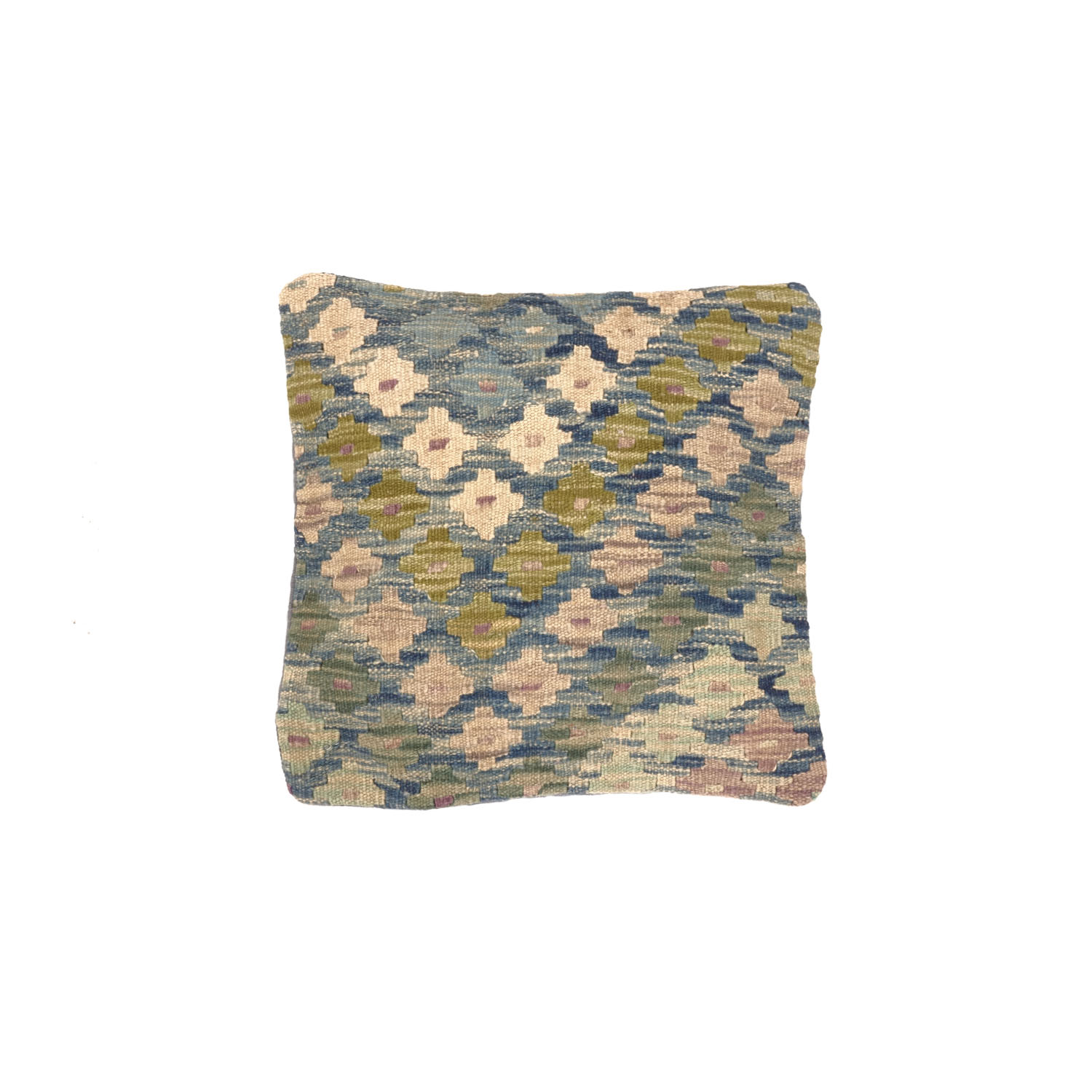 Kelim Afghan Maimana Kissenbezug Kissenhülle Poshti Teppich 45x45 Handgewebt