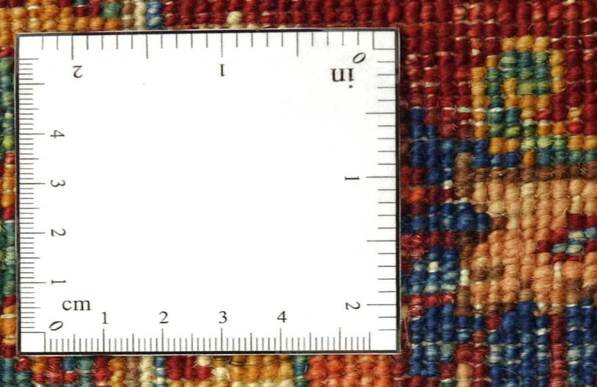 Afghan Chobi Ziegler 80x300 Handgeknüpft Orientteppich Läufer Beige Blumenmuster