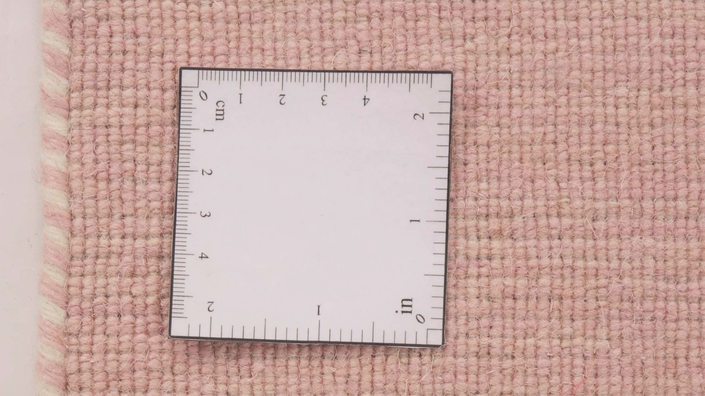 Wool Rug Gabbeh MUTI 80x400 Handwoven Runner Pink Solid Color Handmade Room