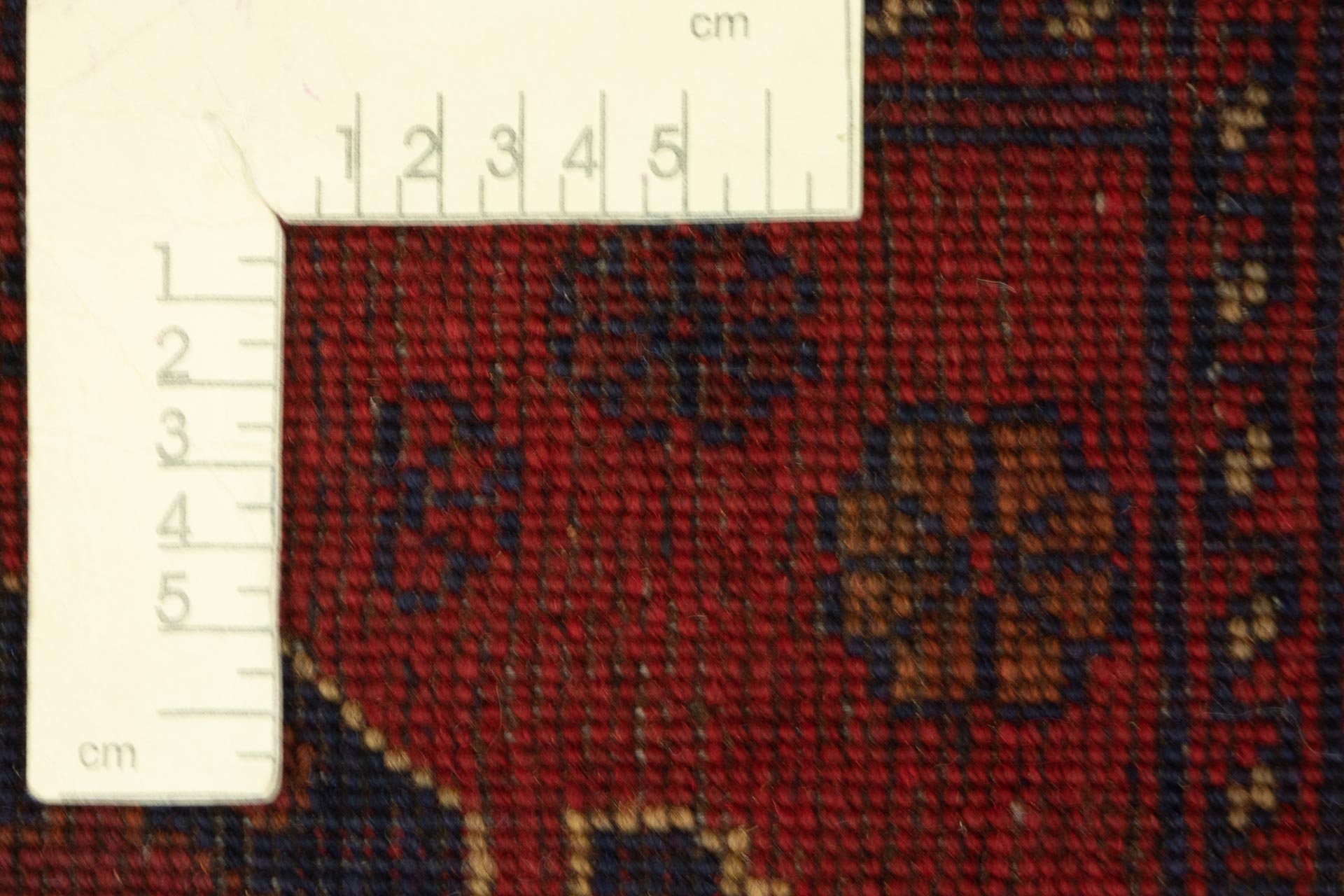 Afghan Khal Mohammadi 50x150 Handgeknüpft Teppich Läufer Braun Geometrisch