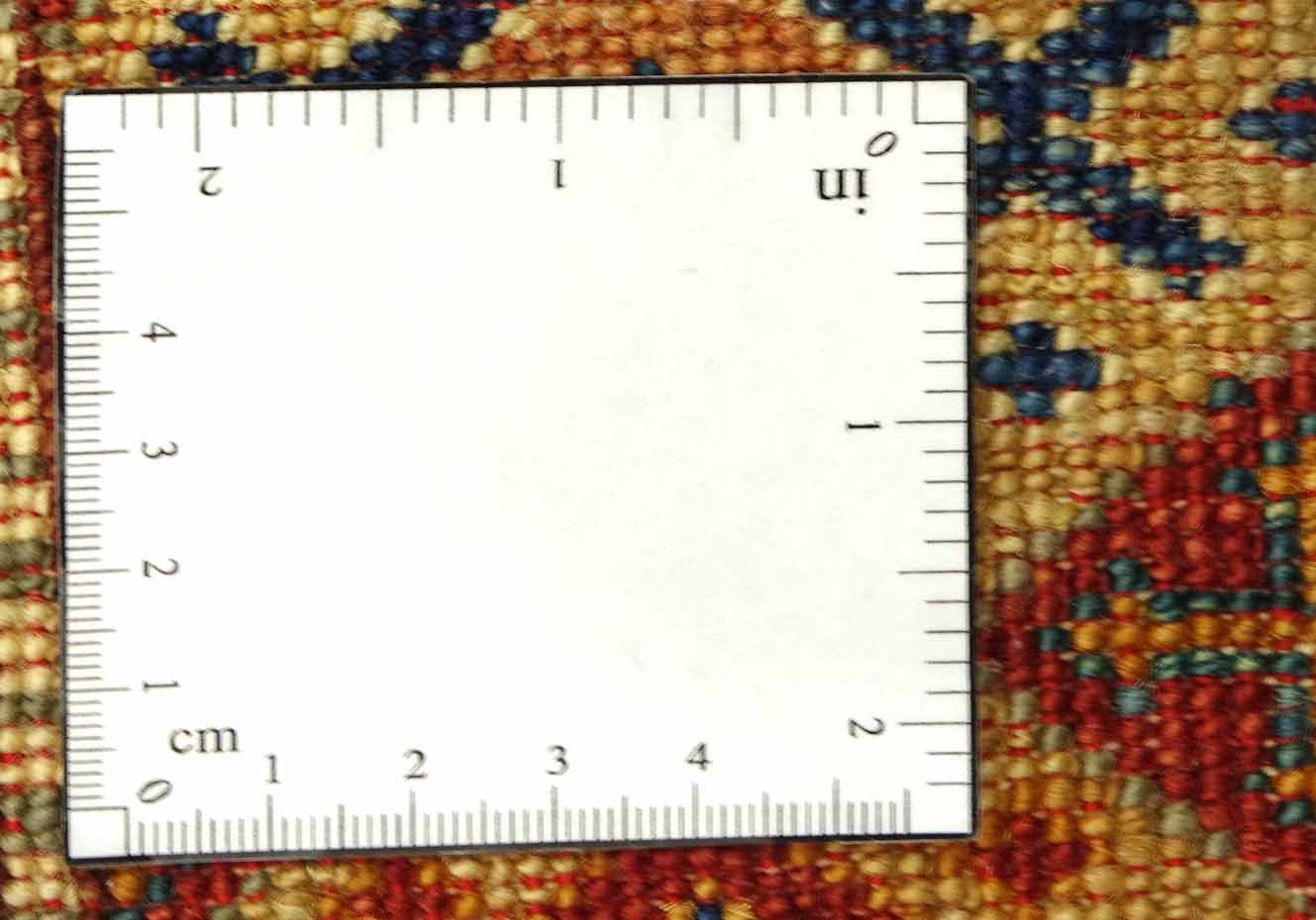 Afghan Khorjin Shaal 200x300 Handgeknüpft Orientteppich Grau Streifen Wolle